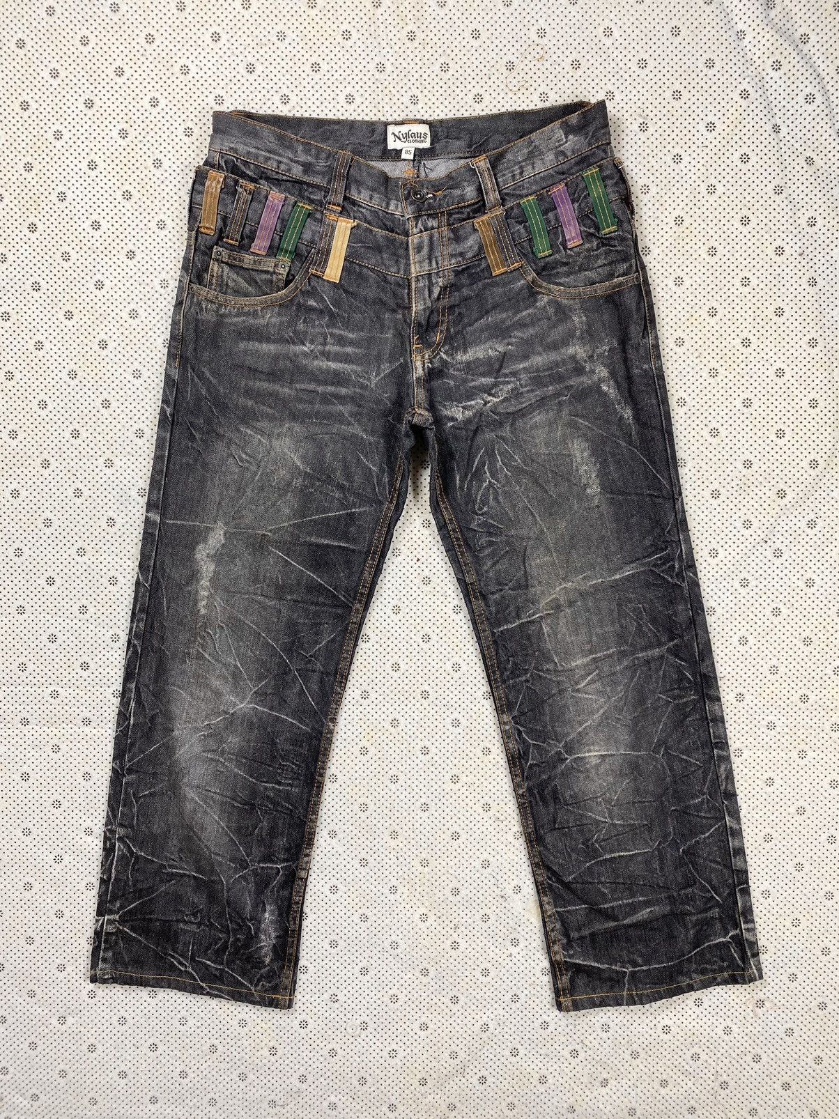 Hysteric Glamour Double Waist Angkle Denim By Nylaus Size US 33 - 1 Thumbnail