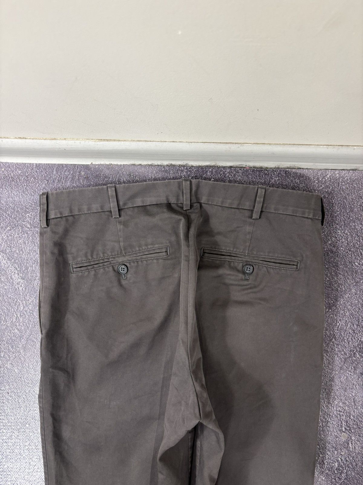 Arket Arket Men’s Brown/Grey Cotton Blend Chino Pants Trousers Size US 34 / EU 50 - 17 Thumbnail