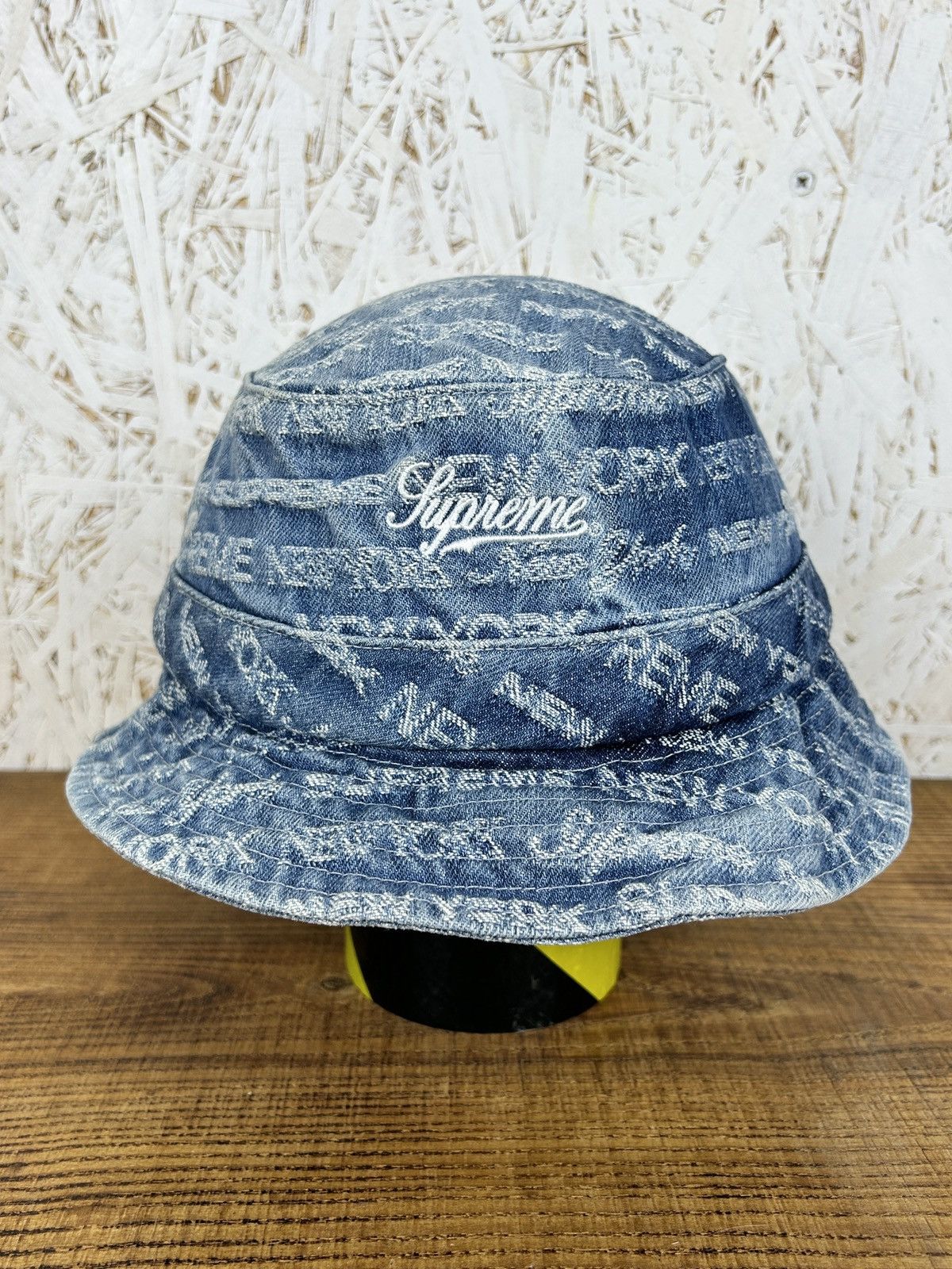 Supreme Supreme denim bucket hat | Grailed