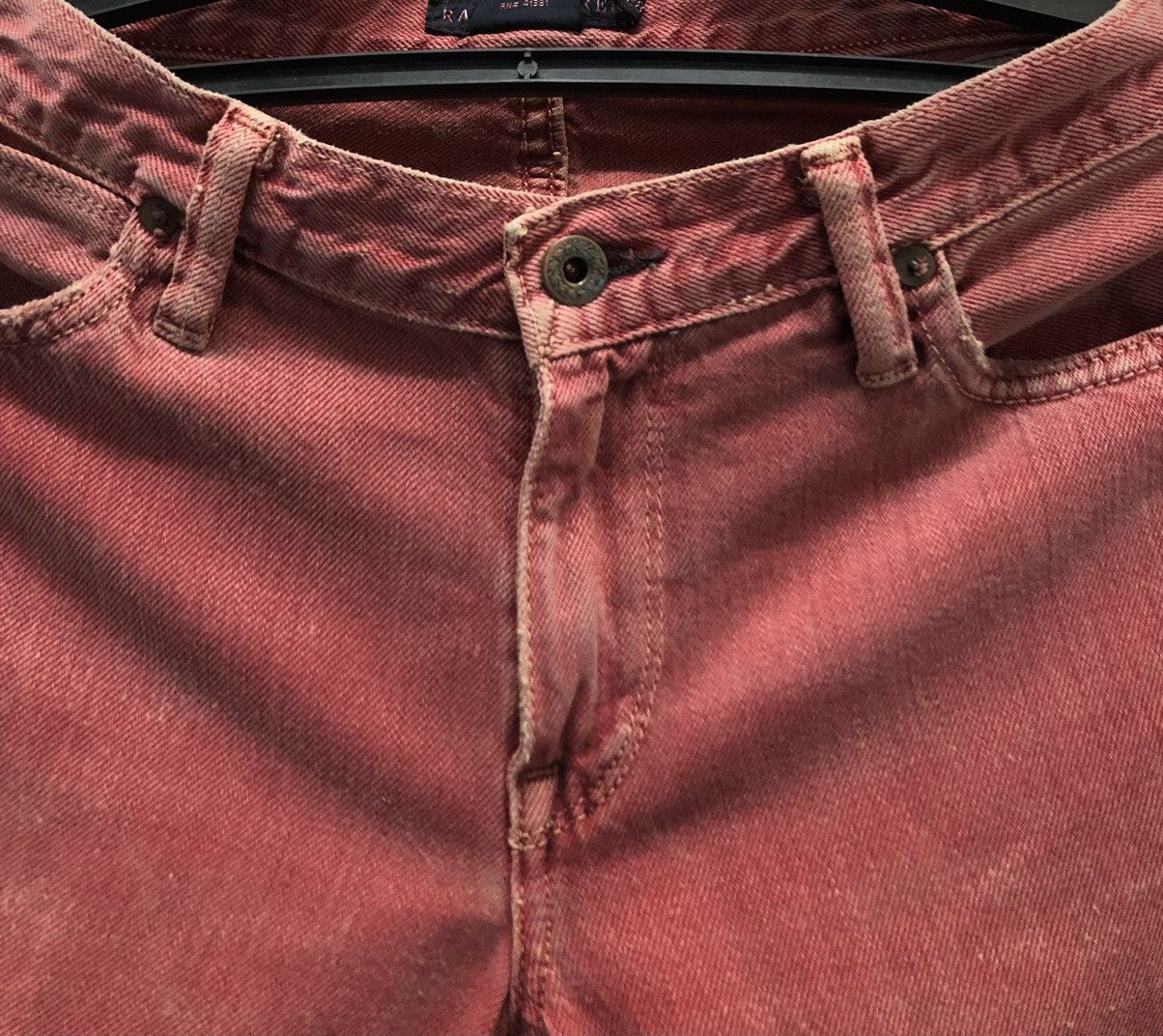 Ralph Lauren × Vintage Ralph Lauren Red Denim Jeans Made in Mexico Size 67/93 Size US 32 / EU 48 - 13 Thumbnail