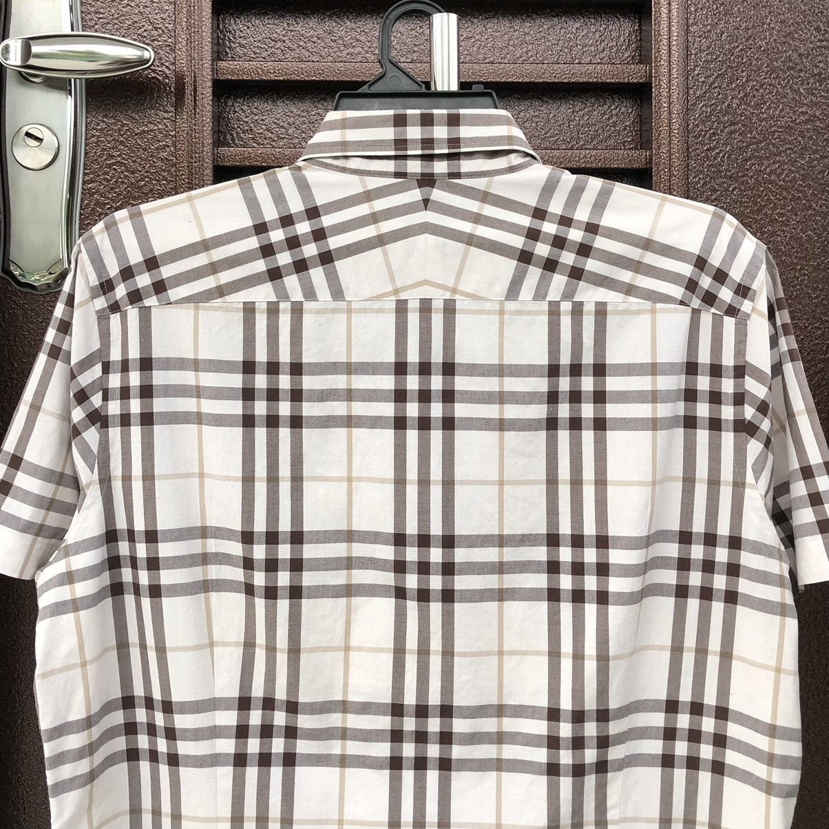 Burberry Burberry Checked Cotton Novacheck Short Sleeves Size US L / EU 52-54 / 3 - 9 Thumbnail