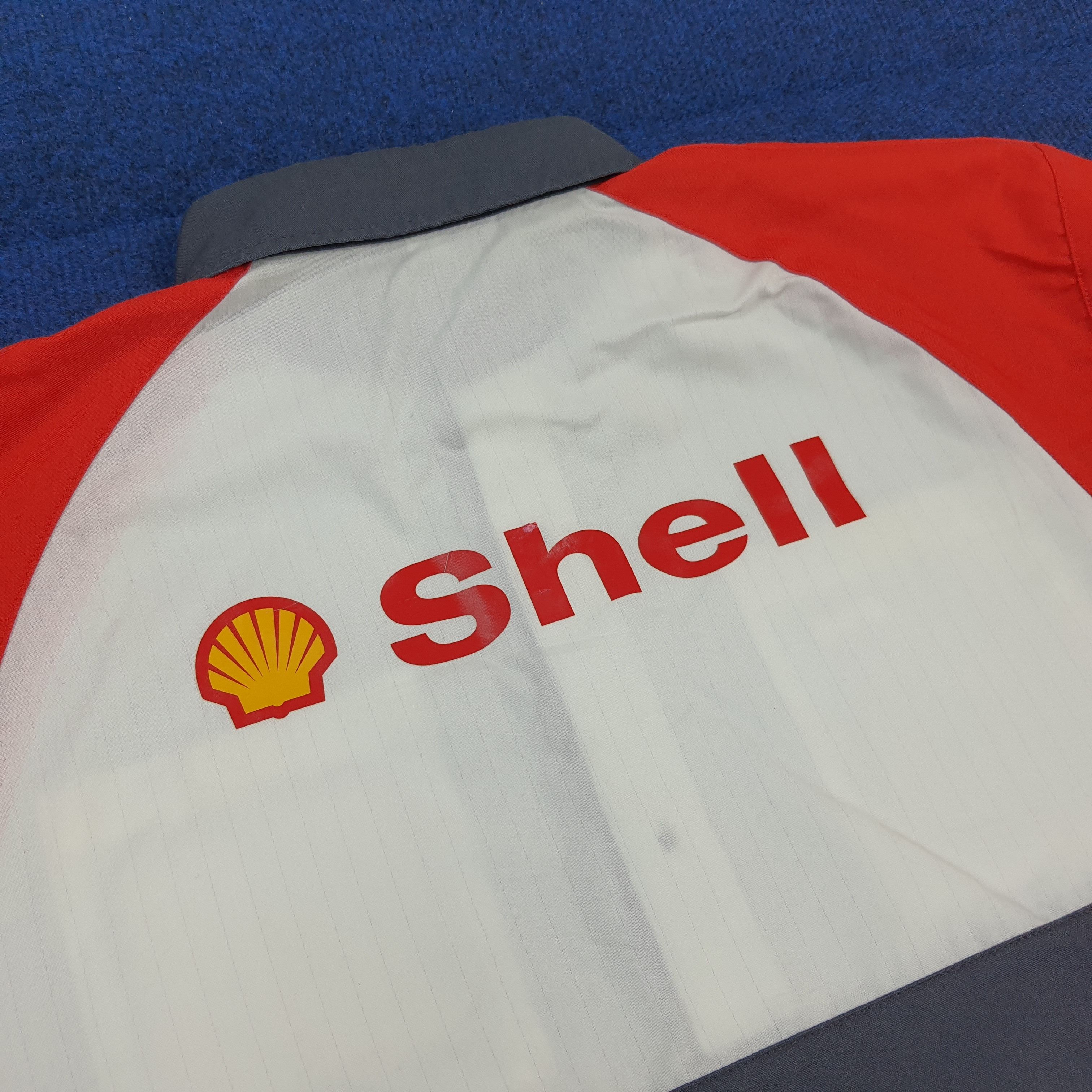 Vintage Vintage Shell Oil Company Staff Uniform Shirt C301N65 Size US L / EU 52-54 / 3 - 4 Thumbnail