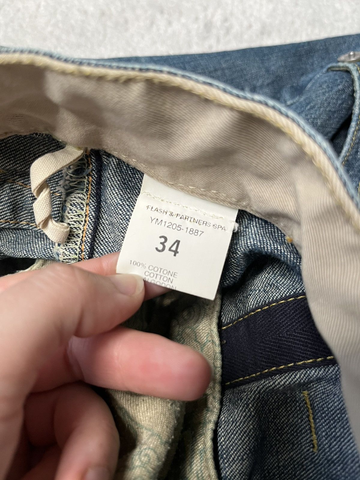 Michiko Koshino Vintage Navy Straight Leg Jeans Michiko Koshino Japan Denim Size US 32 / EU 48 - 11 Thumbnail