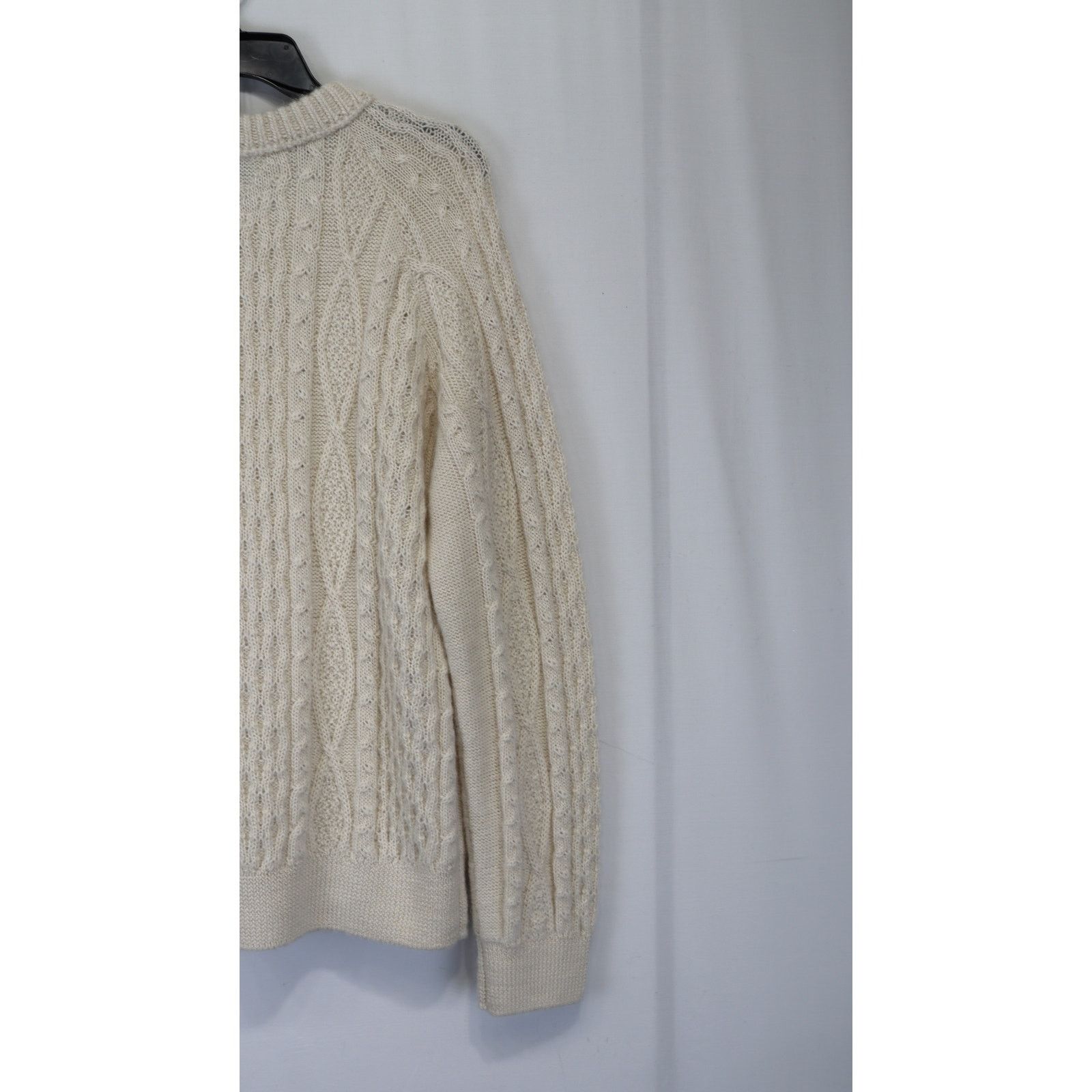 Bottega Veneta o1rshd1 MW Alpaca Aran Knitwear Sweater in Bone Size US L / EU 52-54 / 3 - 5 Thumbnail