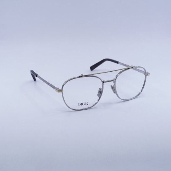 Dior New Dior CD DIAMONDO R2U F200 Eyeglasses - Silver/Gold Frame Size ONE SIZE - 3 Thumbnail
