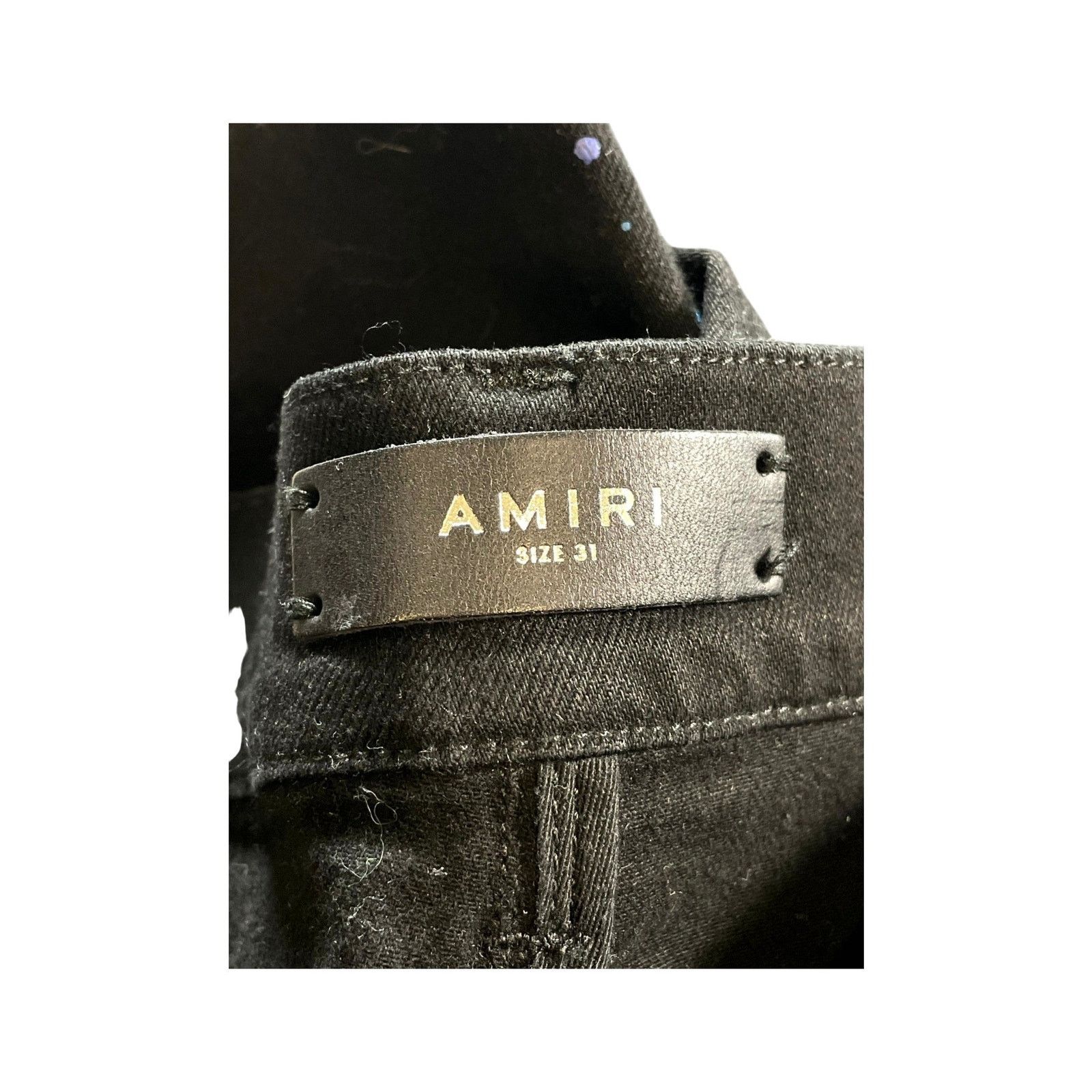Amiri Amiri Crystal Black & Blue Jeans Size US 31 - 5 Thumbnail