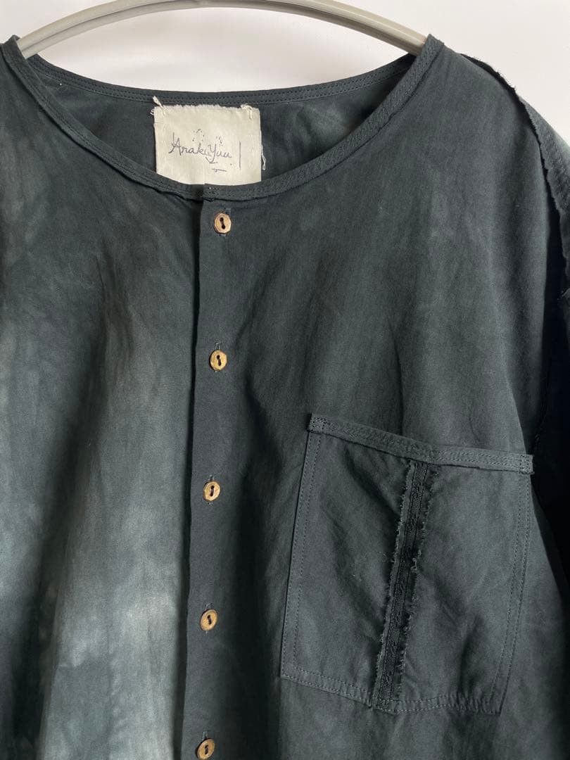 Comoli Raw Cut No Collar Shirt Size US S / EU 44-46 / 1 - 5 Thumbnail