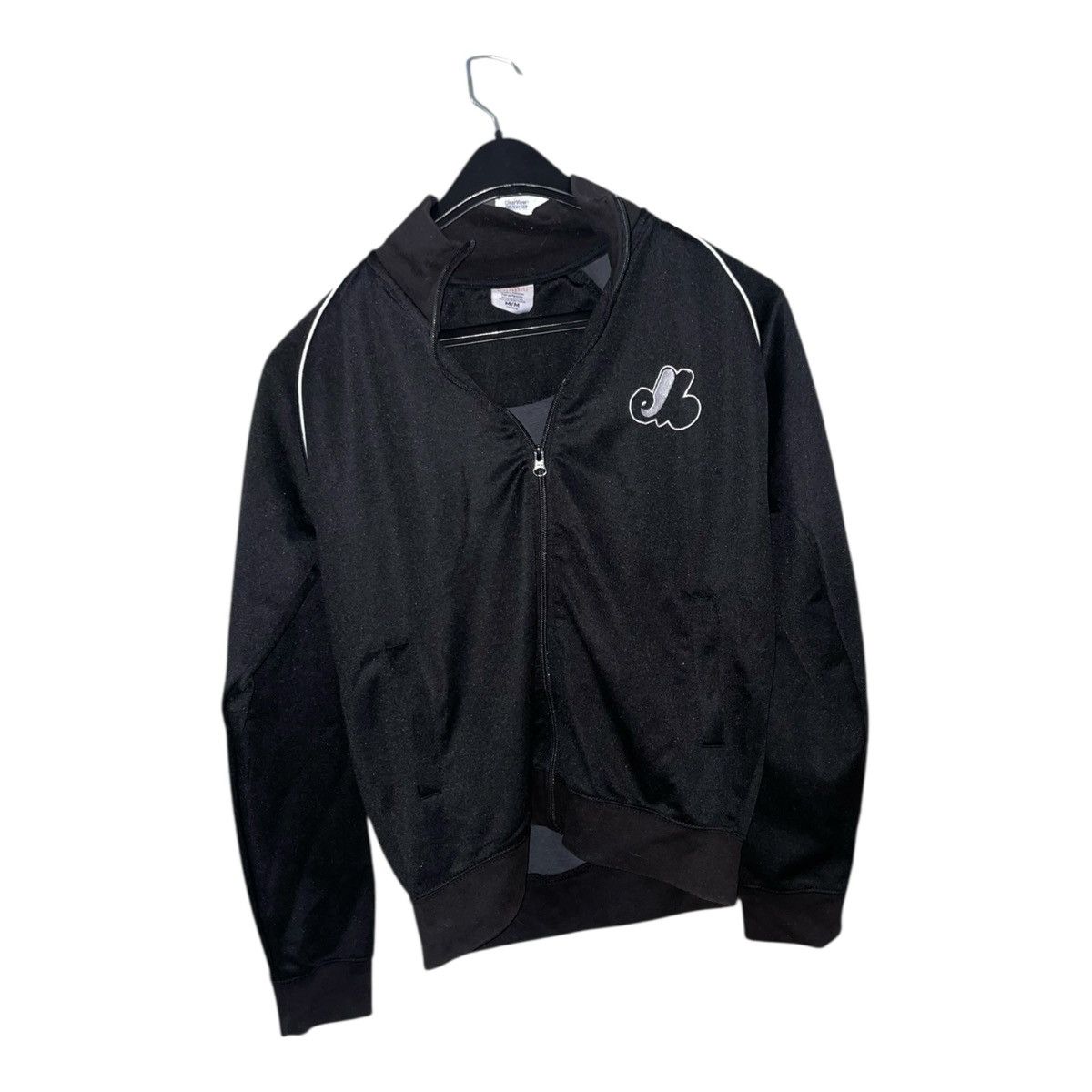 Other Montreal Expos Full zip track Black Jacket Men Size Medium Size US M / EU 48-50 / 2 - 2 Thumbnail