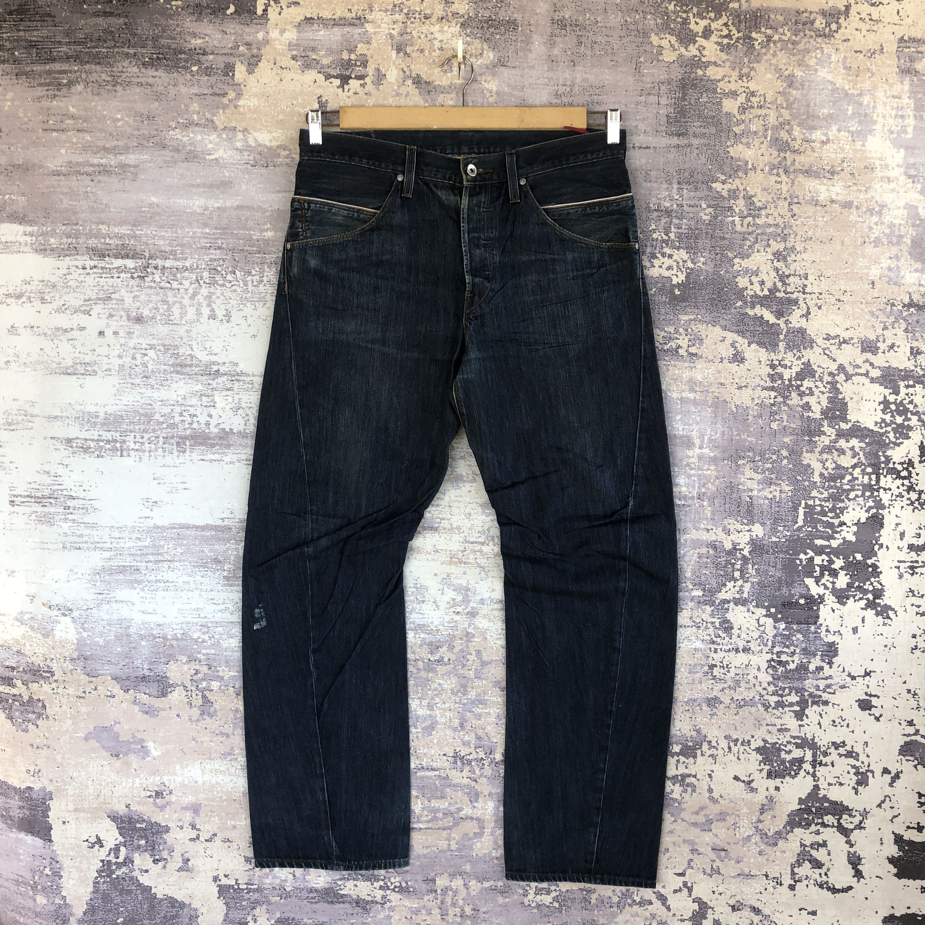 Levi's Vintage Levis Buckle Back Jeans Levi's 545 Indigo Denim Size US 36 / EU 52 - 1 Thumbnail