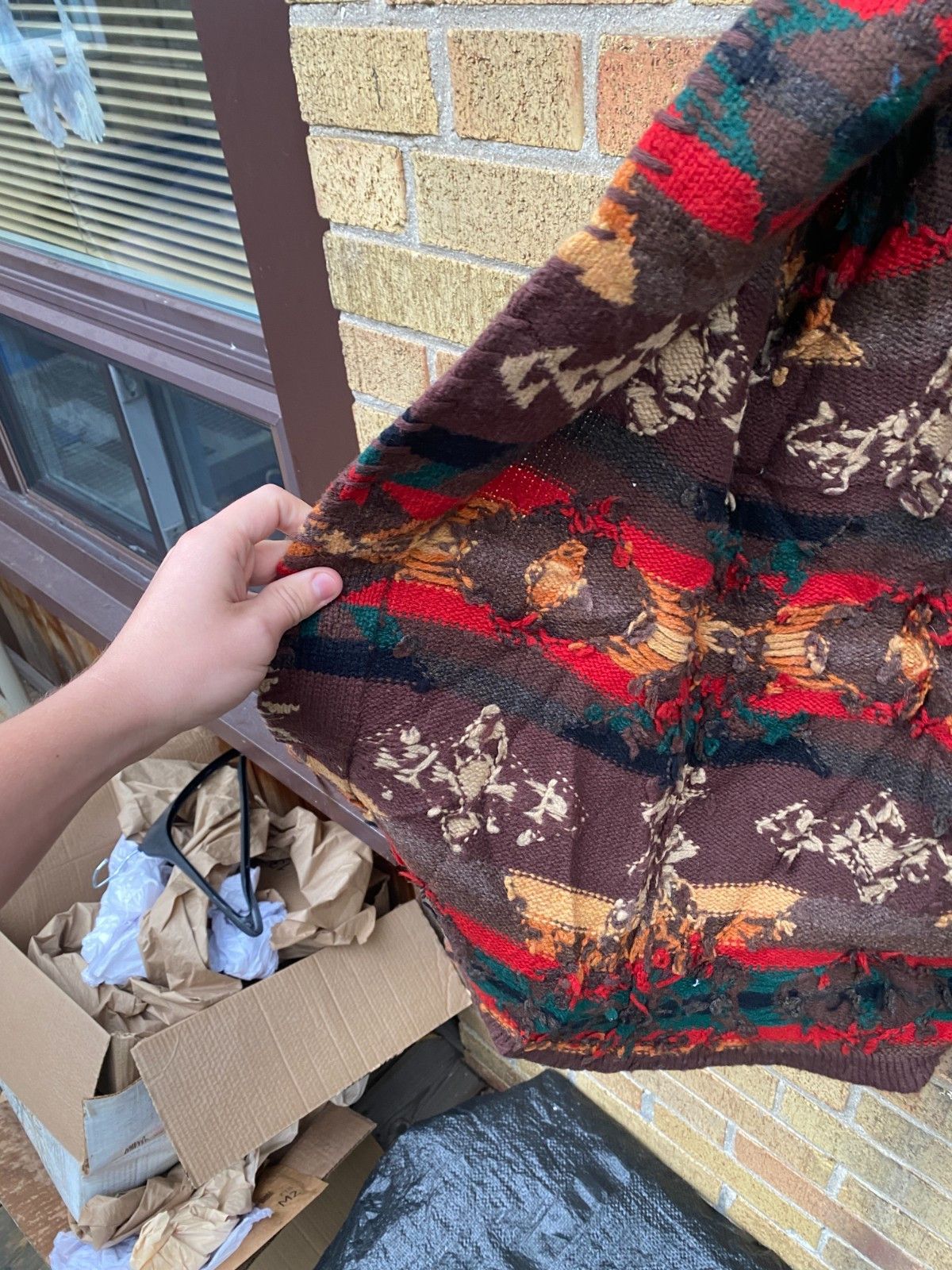 Ralph Lauren Ralph Lauren Brown Southwestern Sweater Cardigan Native Coa Size US M / EU 48-50 / 2 - 7 Thumbnail
