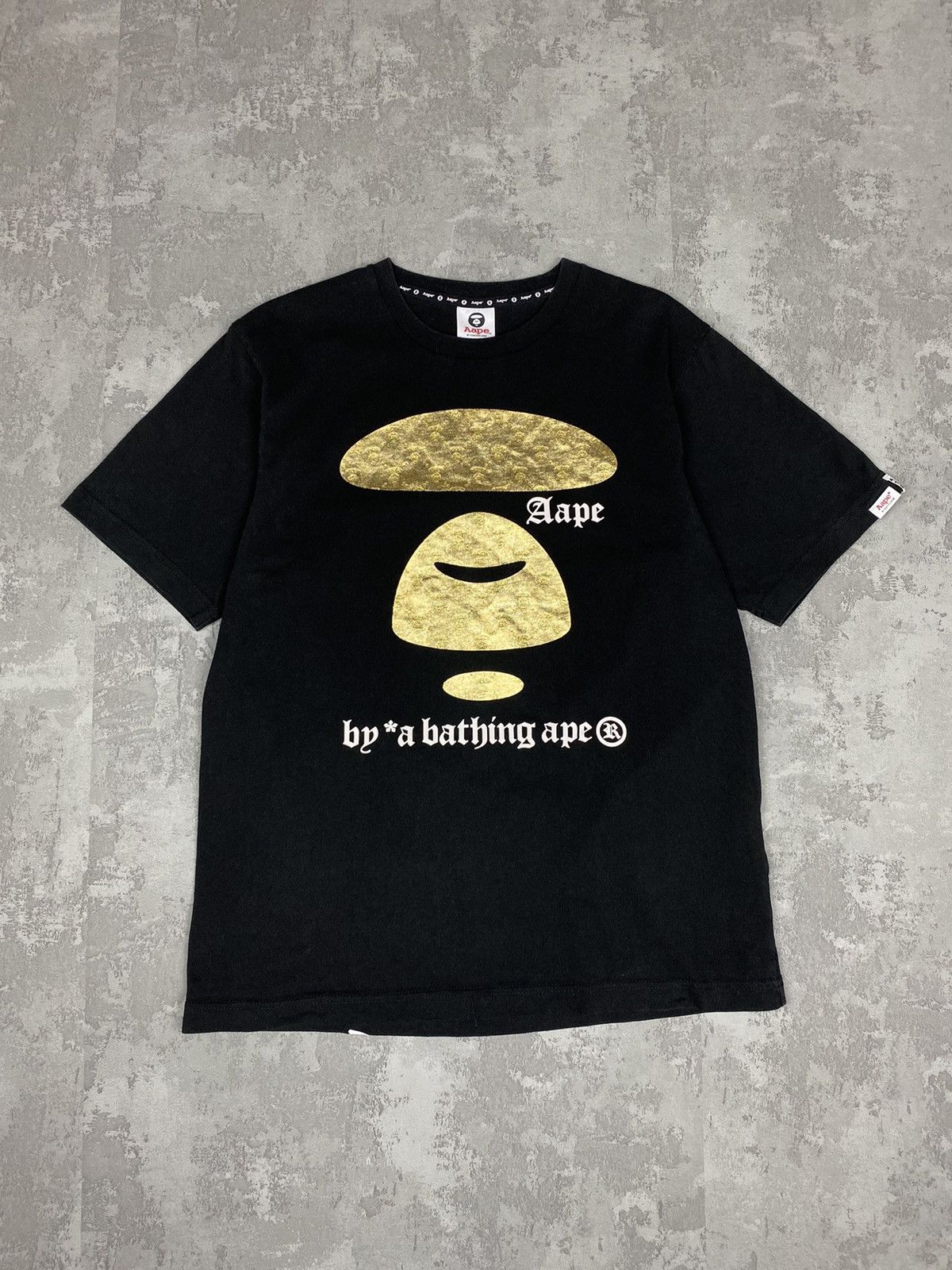 Aape Aape By Bathing Ape T Shirt gold black Size US M / EU 48-50 / 2 - 1 Thumbnail
