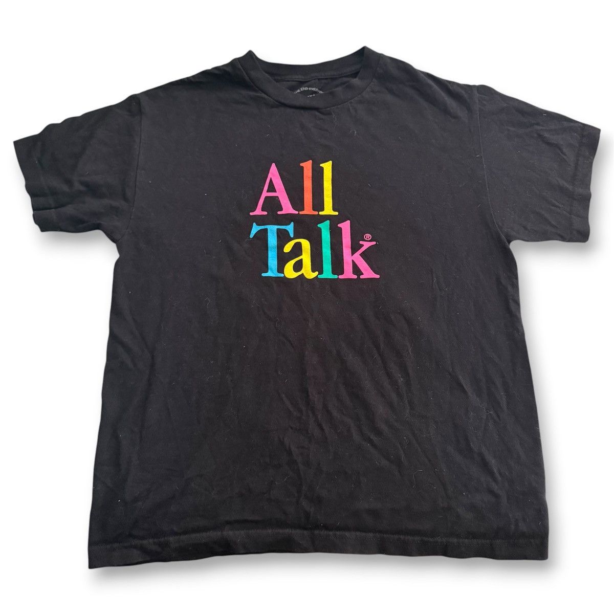 Anti Social Social Club Anti Social Social Club ASSC All Talk Black/Multi Tee FW21 Size US M / EU 48-50 / 2 - 2 Thumbnail
