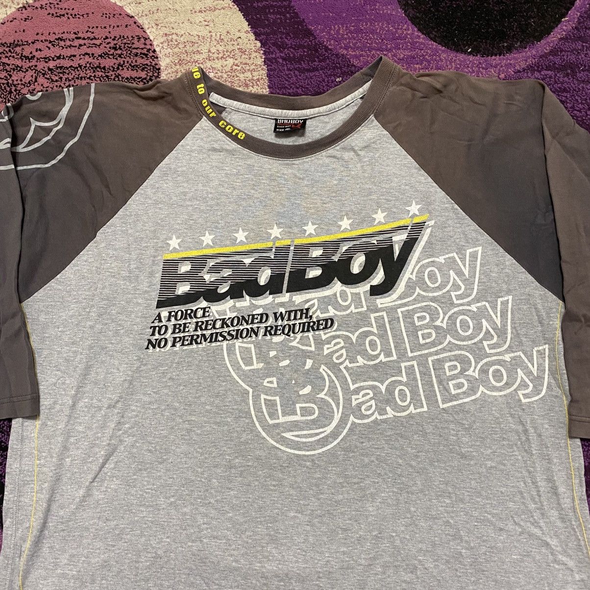 If Six Was Nine × Japanese Brand Y2K Style Bad Boy Raglan Tshirt Size US XL / EU 56 / 4 - 2 Thumbnail