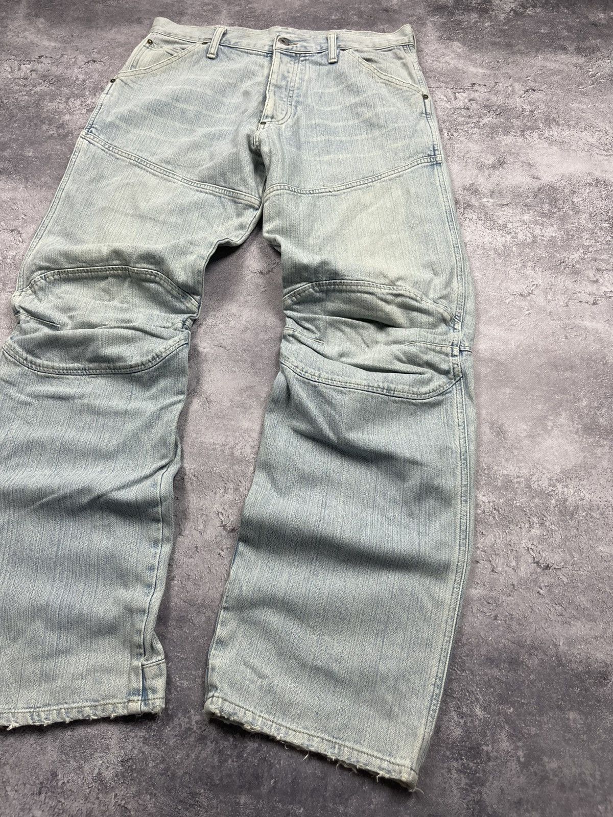 G-Star Vintage G-Star Raw Baggy Denim Jeans Double Knee Pants Y2K Size US 34 / EU 50 - 15 Thumbnail