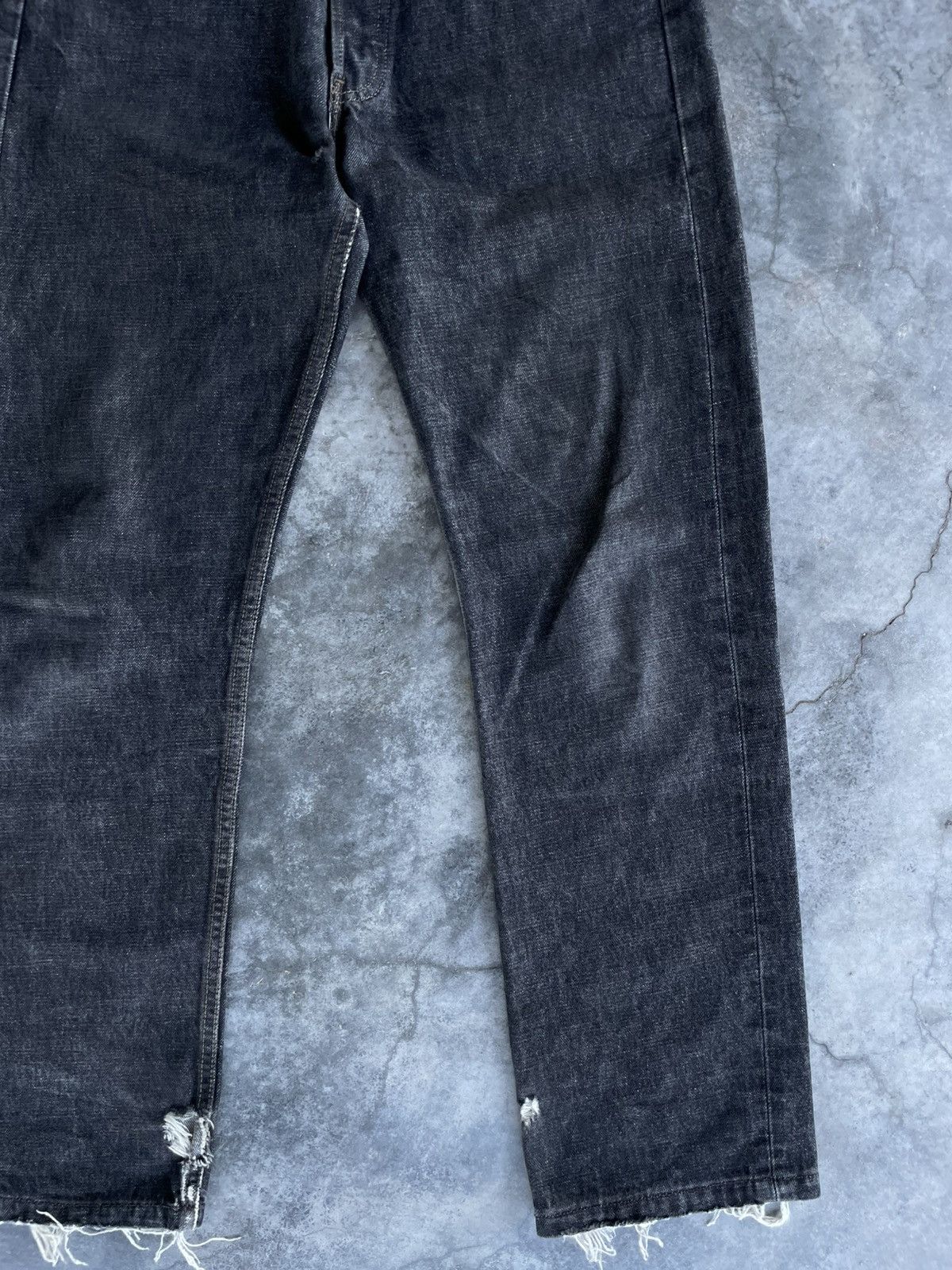 Levi's × Vintage VTG 90s Levi's 501 Superblack (Dark Grey) #553 Size US 31 - 5 Thumbnail