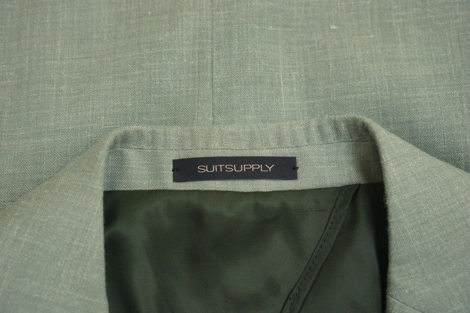 Suitsupply Men Suitsupply Suit La Spalla Green Wool Silk Ethomas US34 Size 34R - 3 Thumbnail