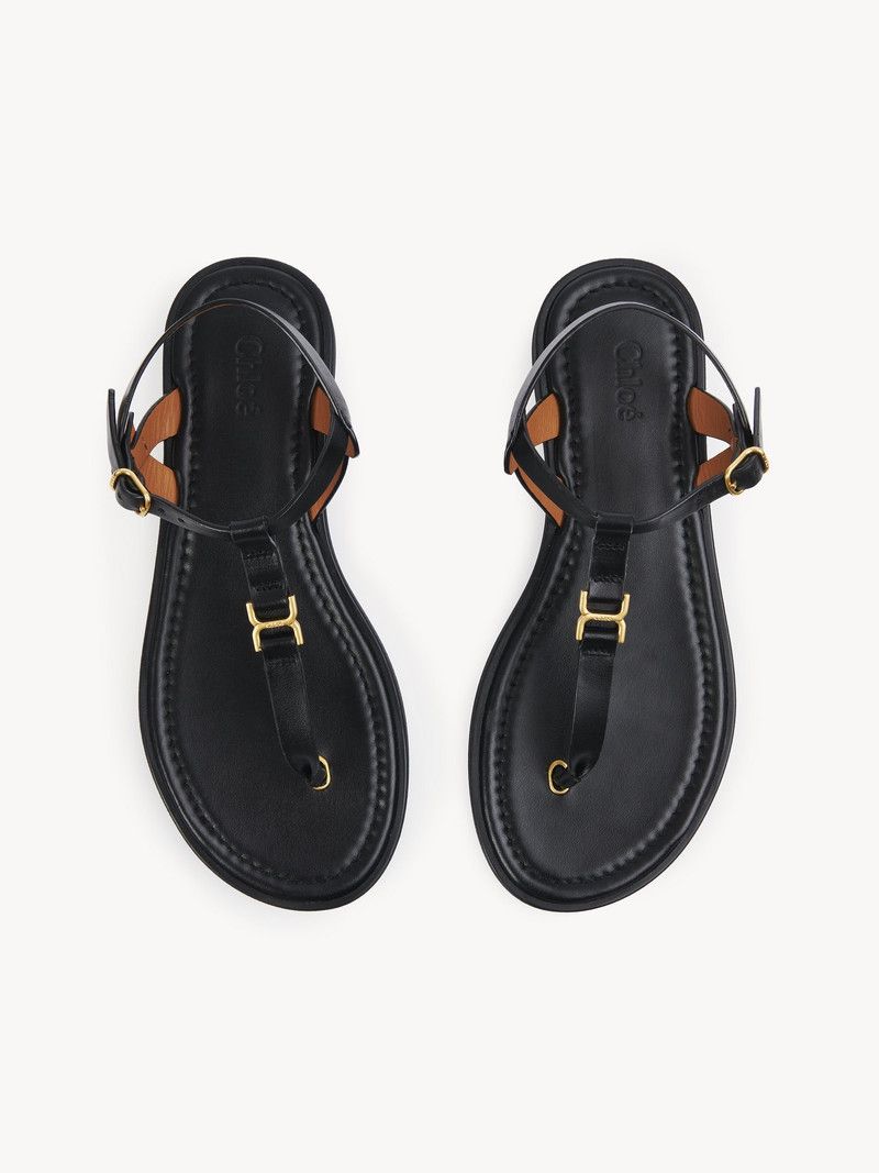 Chloe o1loc1c10226 Marcie Sandals in Black Size US 9 / IT 39 - 3 Thumbnail