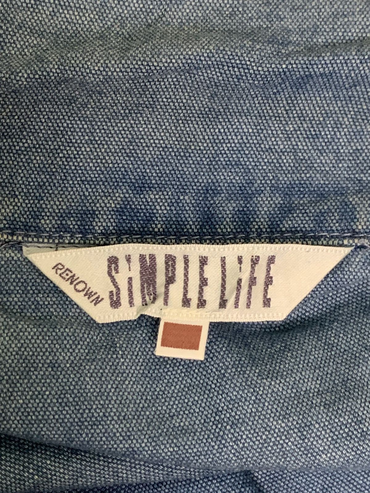 RENOWN Rare Design Vintage Renown Simple Life Soft Denim Jackets Size L / US 10 / IT 46 - 4 Thumbnail