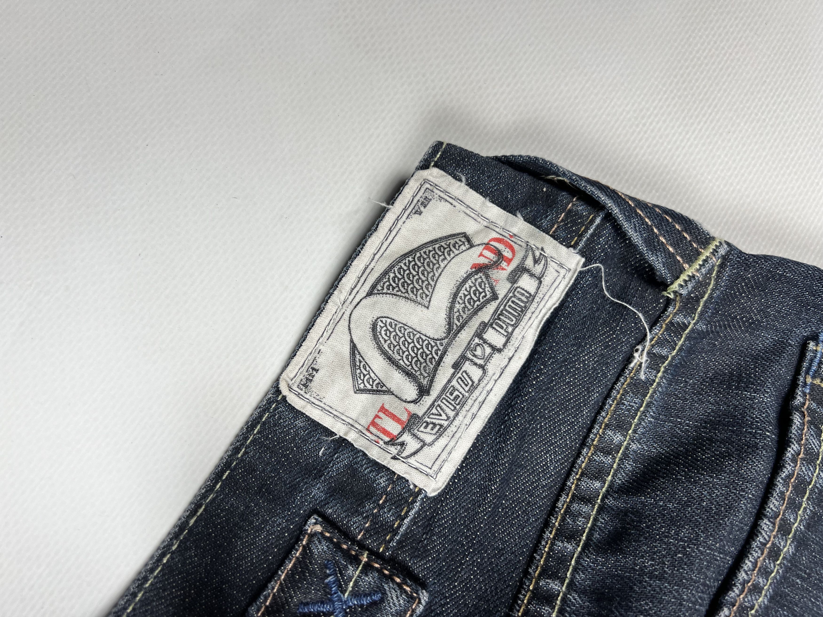 Evisu × Puma Evisu Puma Denim Jeans 30/32 Size US 30 / EU 46 - 3 Thumbnail