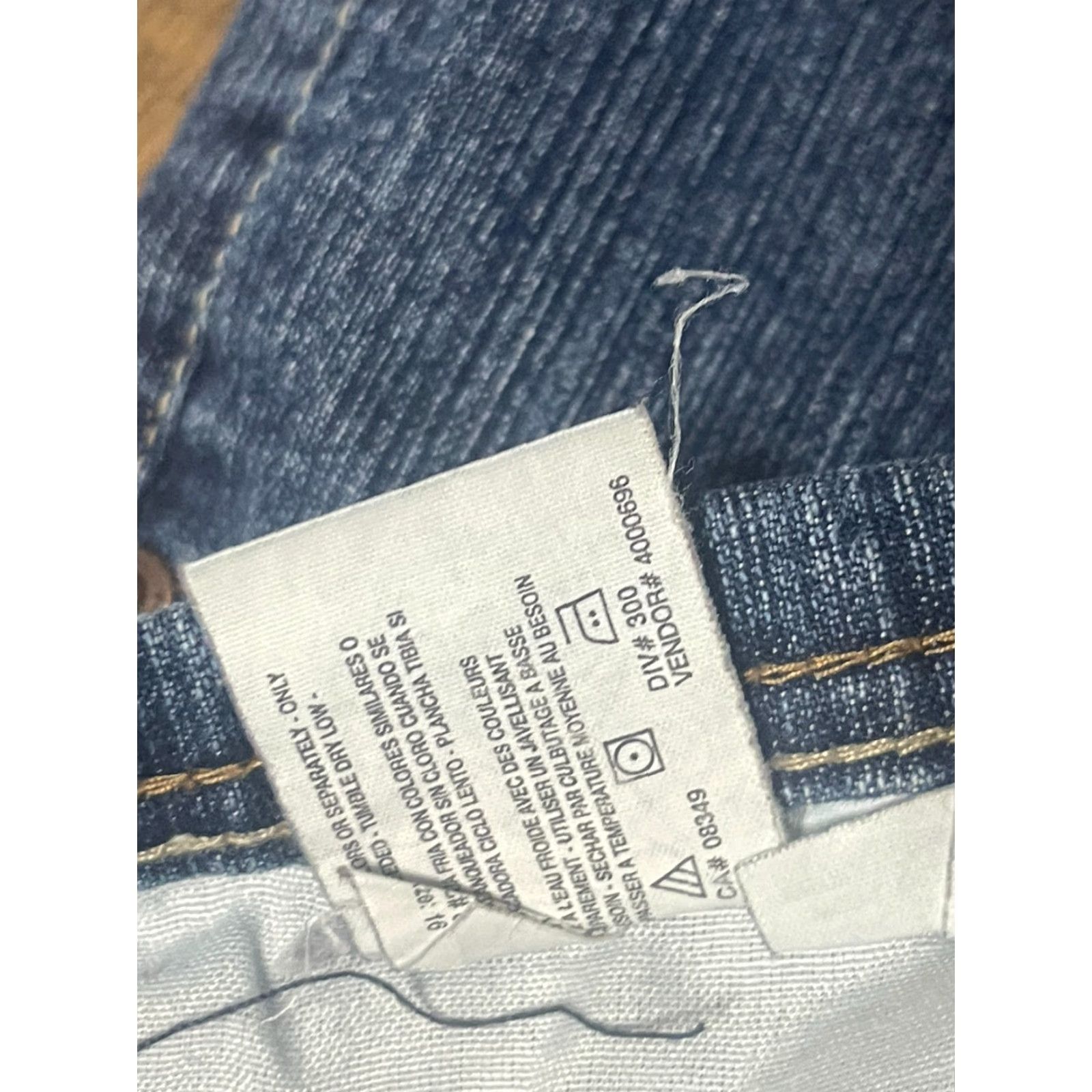 Gloria Vanderbilt Gloria Vanderbilt Jeans Women Size 16 Blue Denim Straight Pockets Regular Size 38" / US 16 / IT 52 - 5 Thumbnail