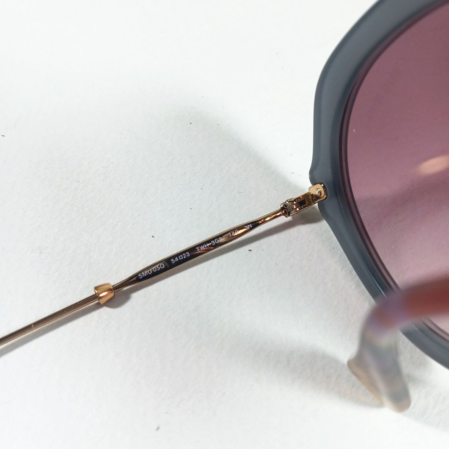 Miu Miu Miu Miu SMU05Q Gray/Brown Oversize Round Sunglasses w/Case Size ONE SIZE - 11 Thumbnail