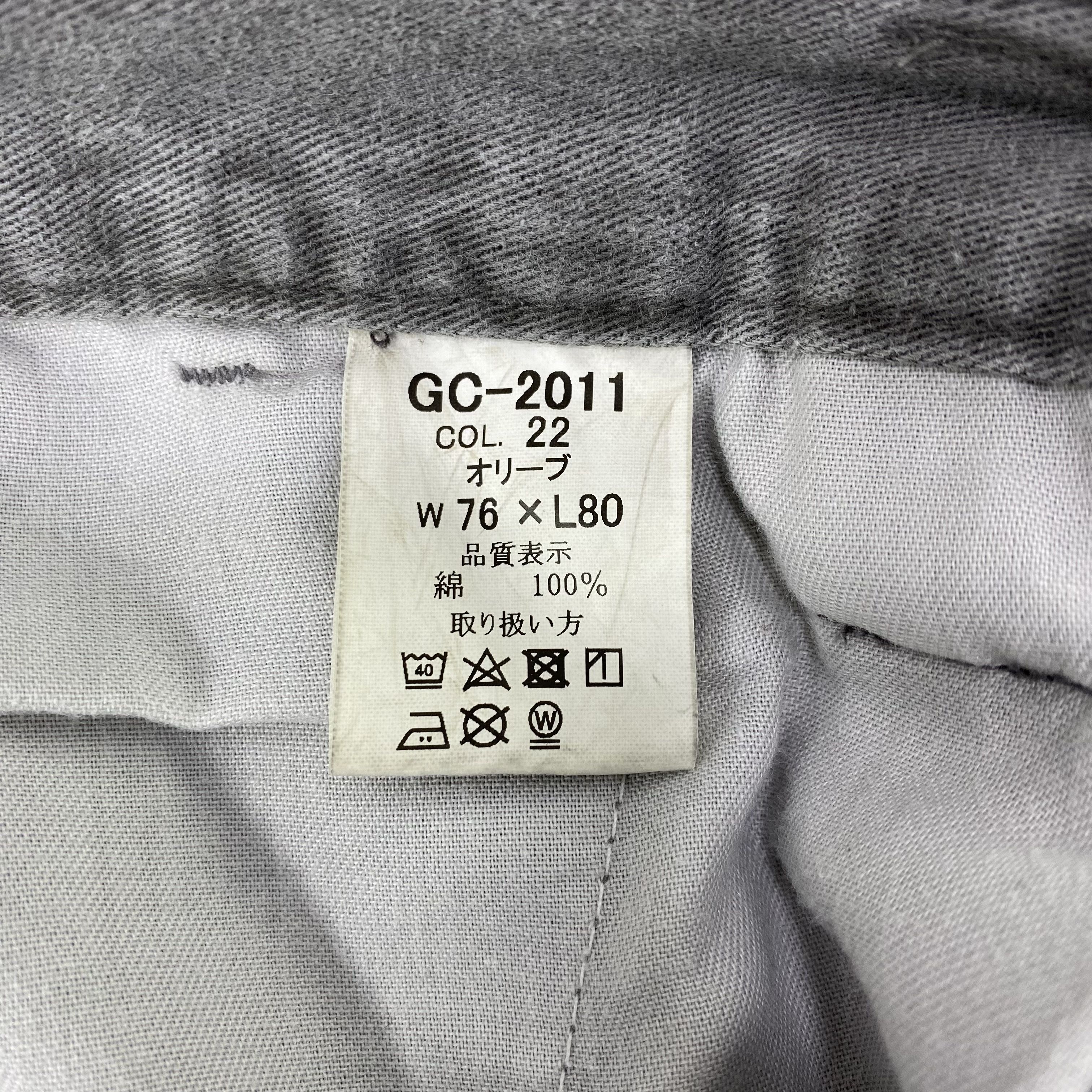 Japanese Brand Gran Cisco Faded Grey Cargo Pants - C022 Size US 29 - 7 Thumbnail