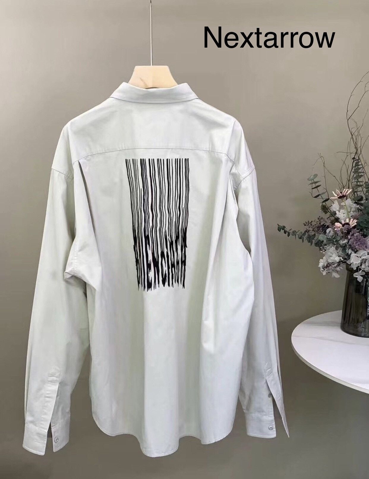 Balenciaga Balenciaga Waterfall Embroidered Logo Shirt2412-Nextarrow Size US M / EU 48-50 / 2 - 2 Thumbnail