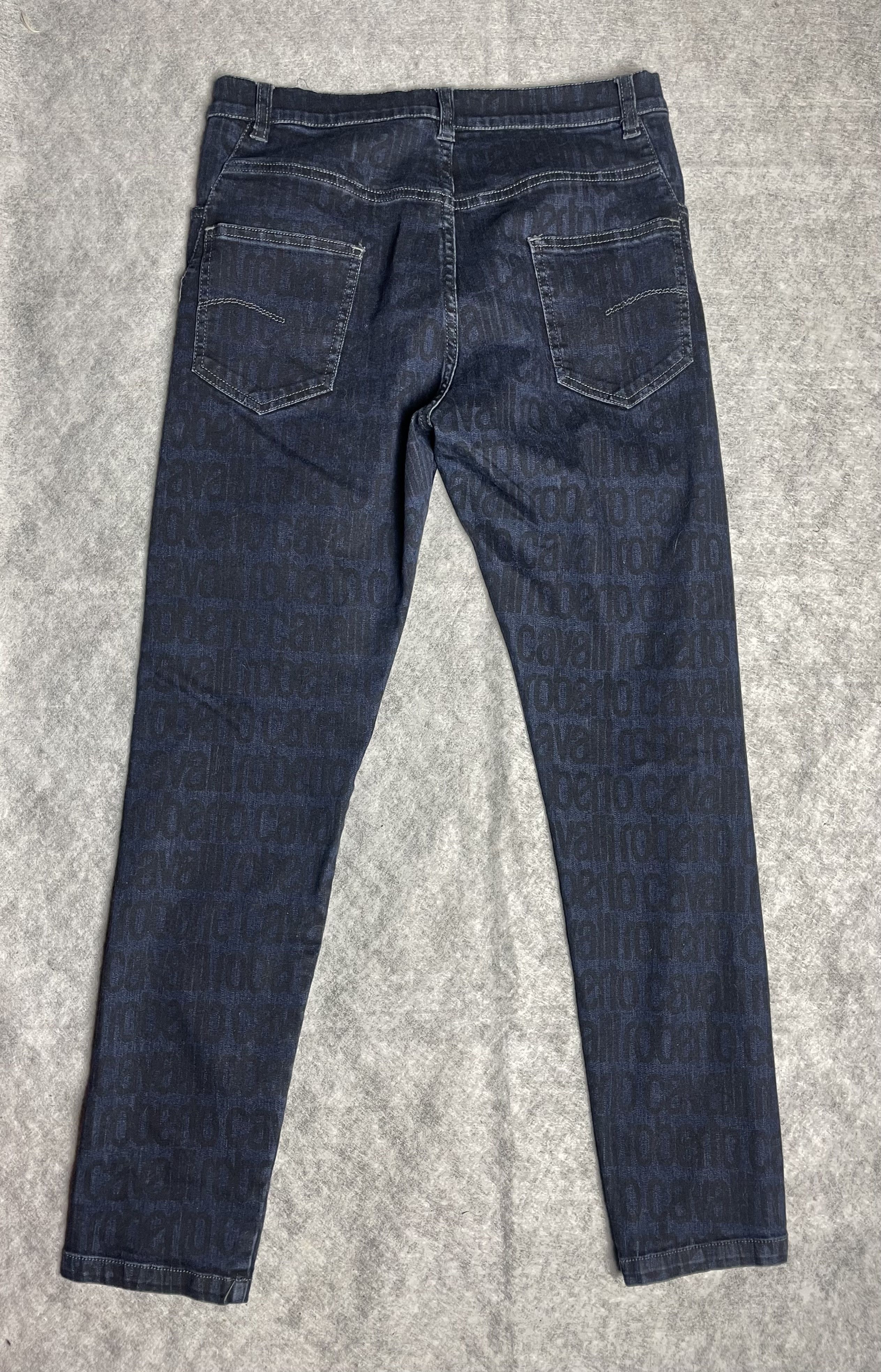 Roberto Cavalli Roberto Cavalli Junior Logo Print Trousers Jeans W30 Size 30" / US 8 / IT 44 - 5 Thumbnail