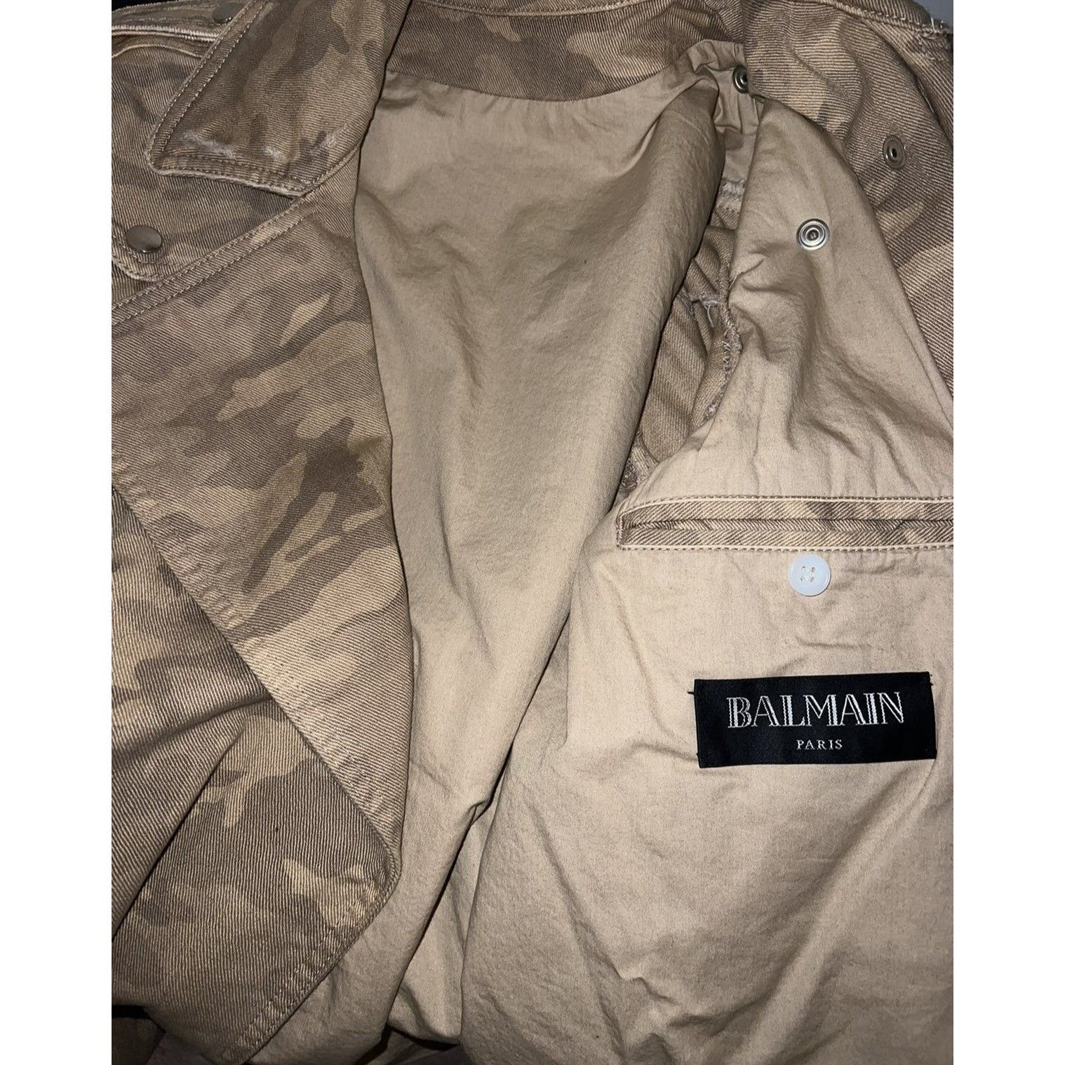 Balmain Balmain Destroyed Camouflage Print Biker Jacket Size US M / EU 48-50 / 2 - 7 Thumbnail