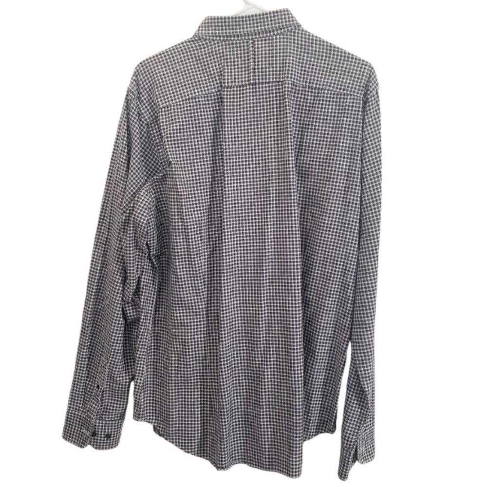 Banana Republic CT1860 Banana Republic Black & White Gingham Shirt L Size US L / EU 52-54 / 3 - 3 Thumbnail