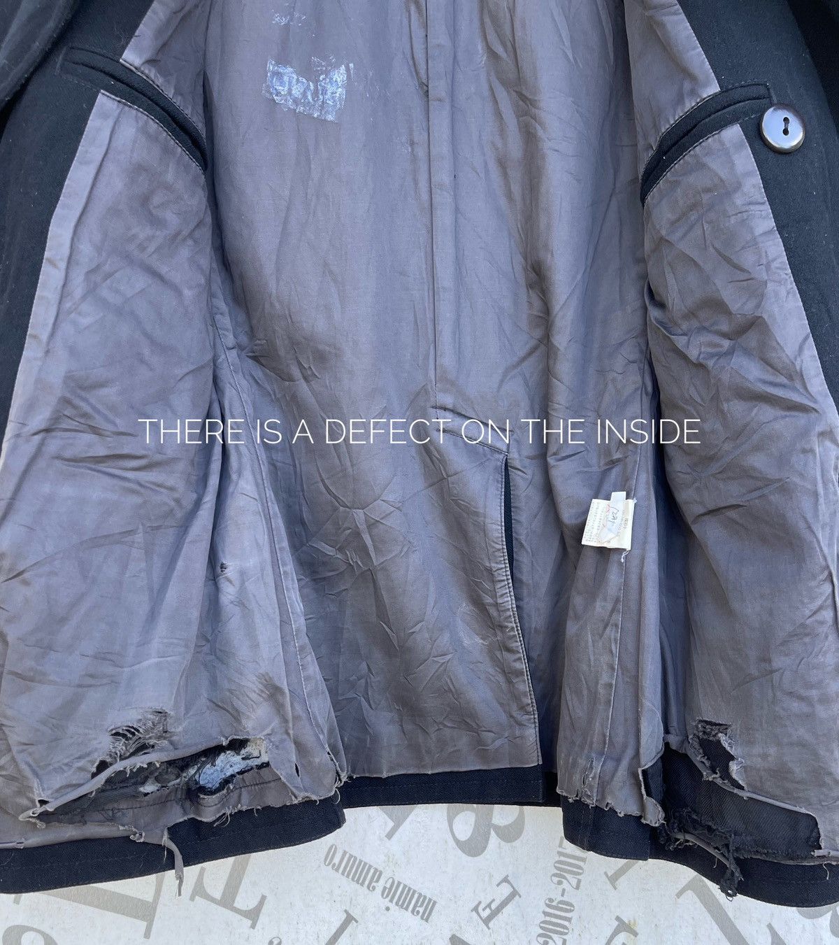 Nigel Cabourn 🔥VINTAGE NIGEL CABOURN LEATHER DETAILING MILITARY PEA COAT Size US M / EU 48-50 / 2 - 24 Thumbnail