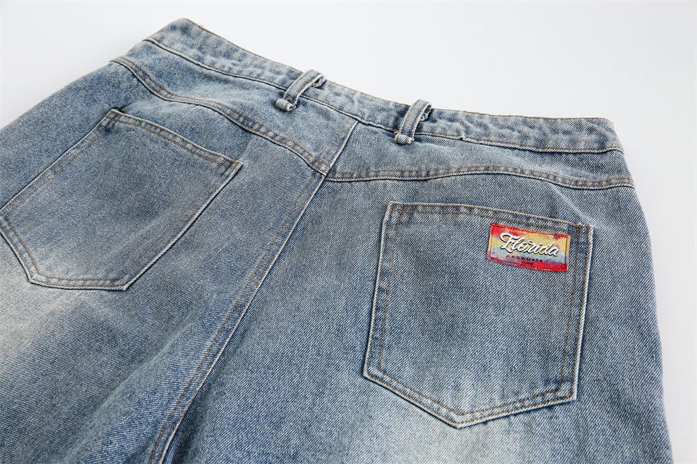 Japanese Brand × Jean Punk distressed washed raw edge graffiti ripped denim shorts Size US 32 / EU 48 - 5 Thumbnail