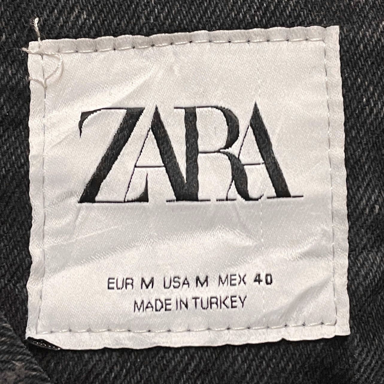 Zara Rare Design Brand Zara Distressed Denim Trucker Jacket 2000s Size US M / EU 48-50 / 2 - 9 Thumbnail