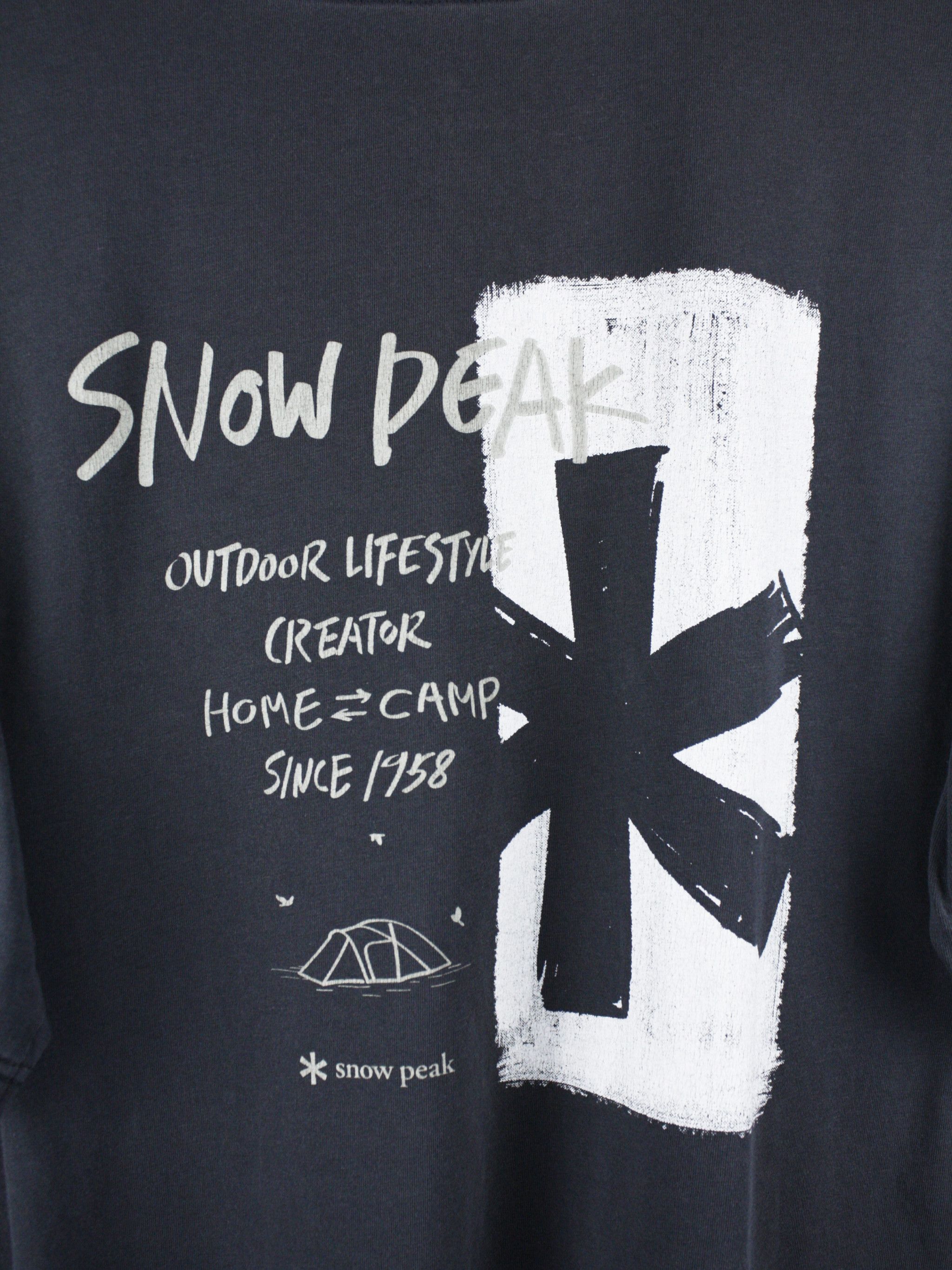 Snow Peak Snow Peak Graphic T-Shirt Outdoor Lifestyle Black Size US M / EU 48-50 / 2 - 5 Thumbnail