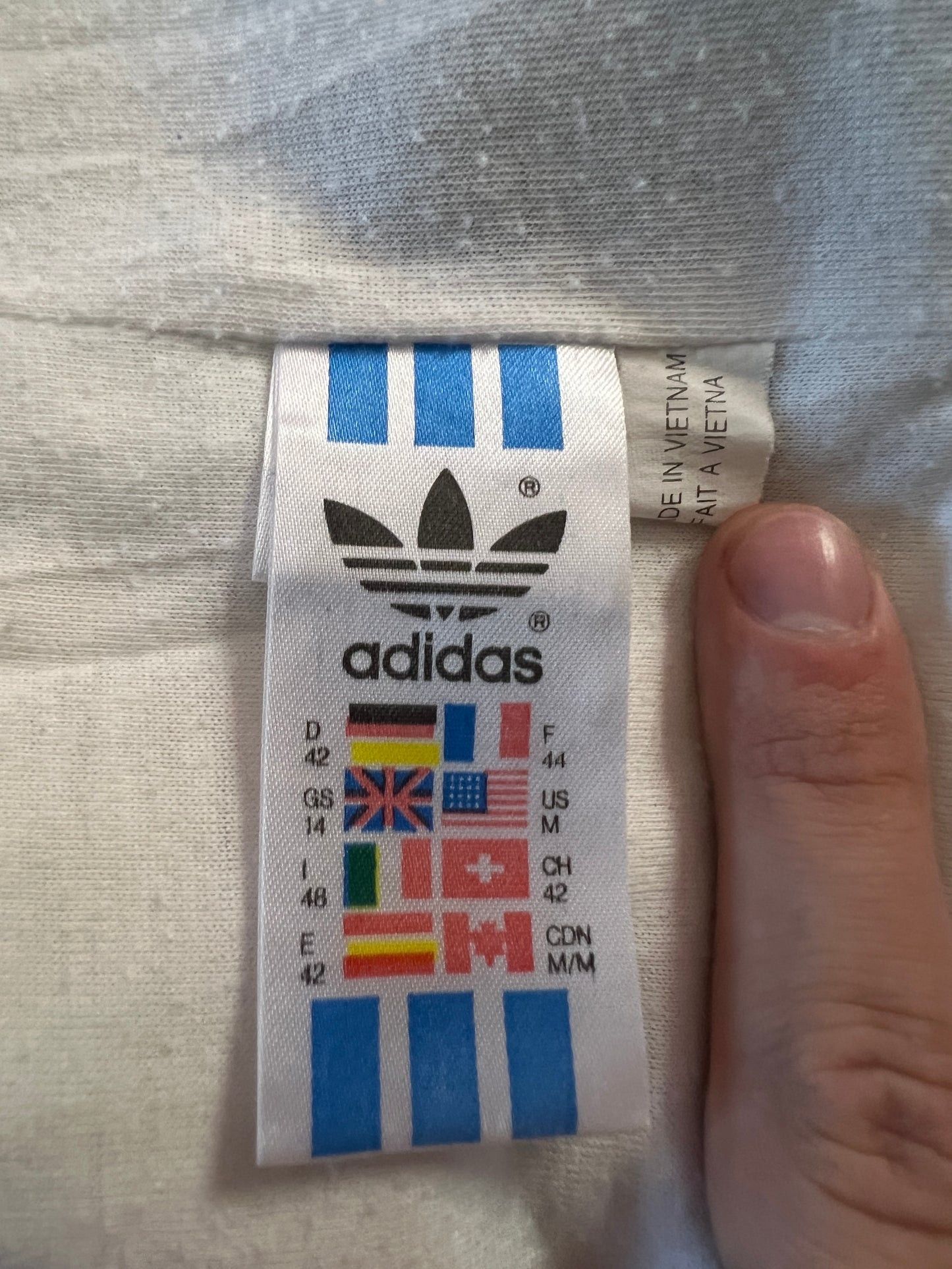 Adidas × Vintage Adidas Originals Vintage Men's Abstract Windbreaker Jacket-L Size US M / EU 48-50 / 2 - 7 Thumbnail