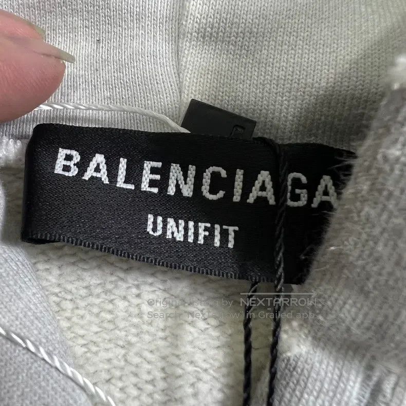 Balenciaga Balenciaga Men's Inverted Hoodie Sweatshirt Size 2 Size US M / EU 48-50 / 2 - 3 Thumbnail