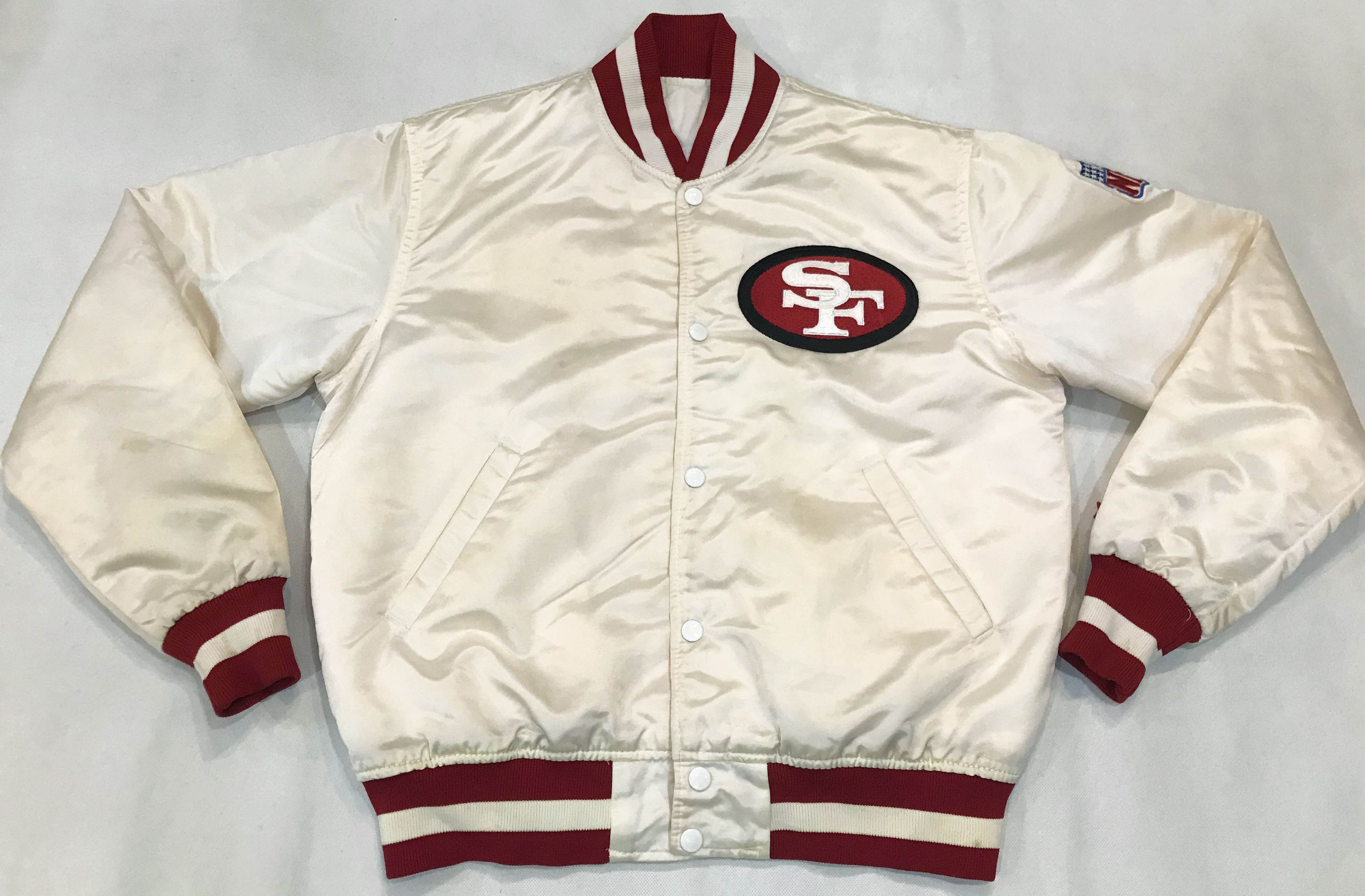 Vintage Starter NFL San Francisco 49ers Satin Bomber Jacket