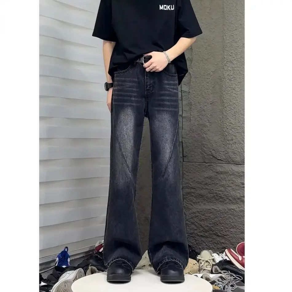 Japanese Brand Straight tube micro flared jeans Size US 32 / EU 48 - 4 Thumbnail