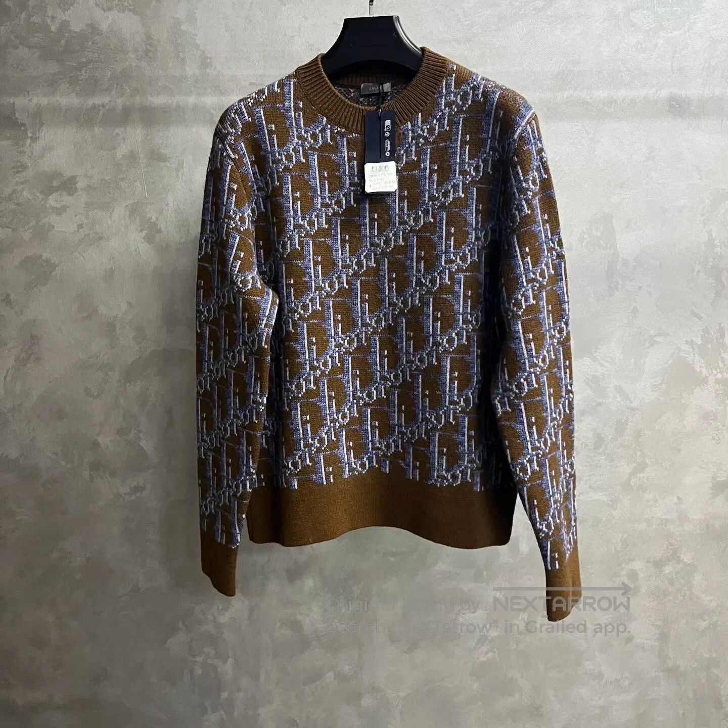 Dior Dior Letter embroidered round-necked long-sleeved sweater| Size US M / EU 48-50 / 2 - 1 Thumbnail