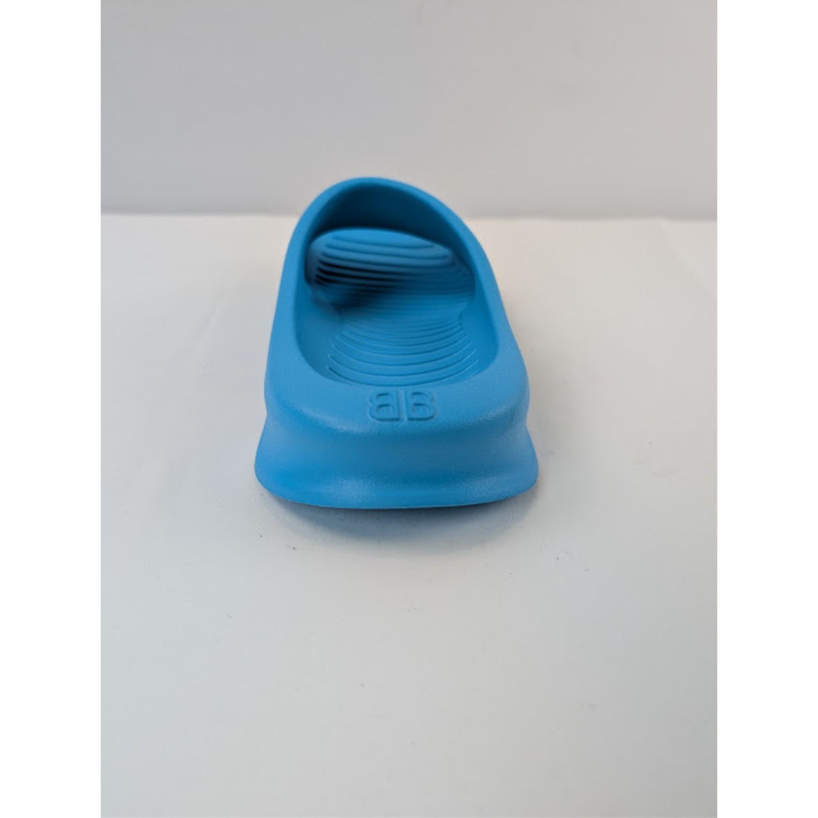 Balenciaga o1rshd1 Rubber Mold Slide Sandals in Blue Size US 10 / EU 43 - 16 Thumbnail