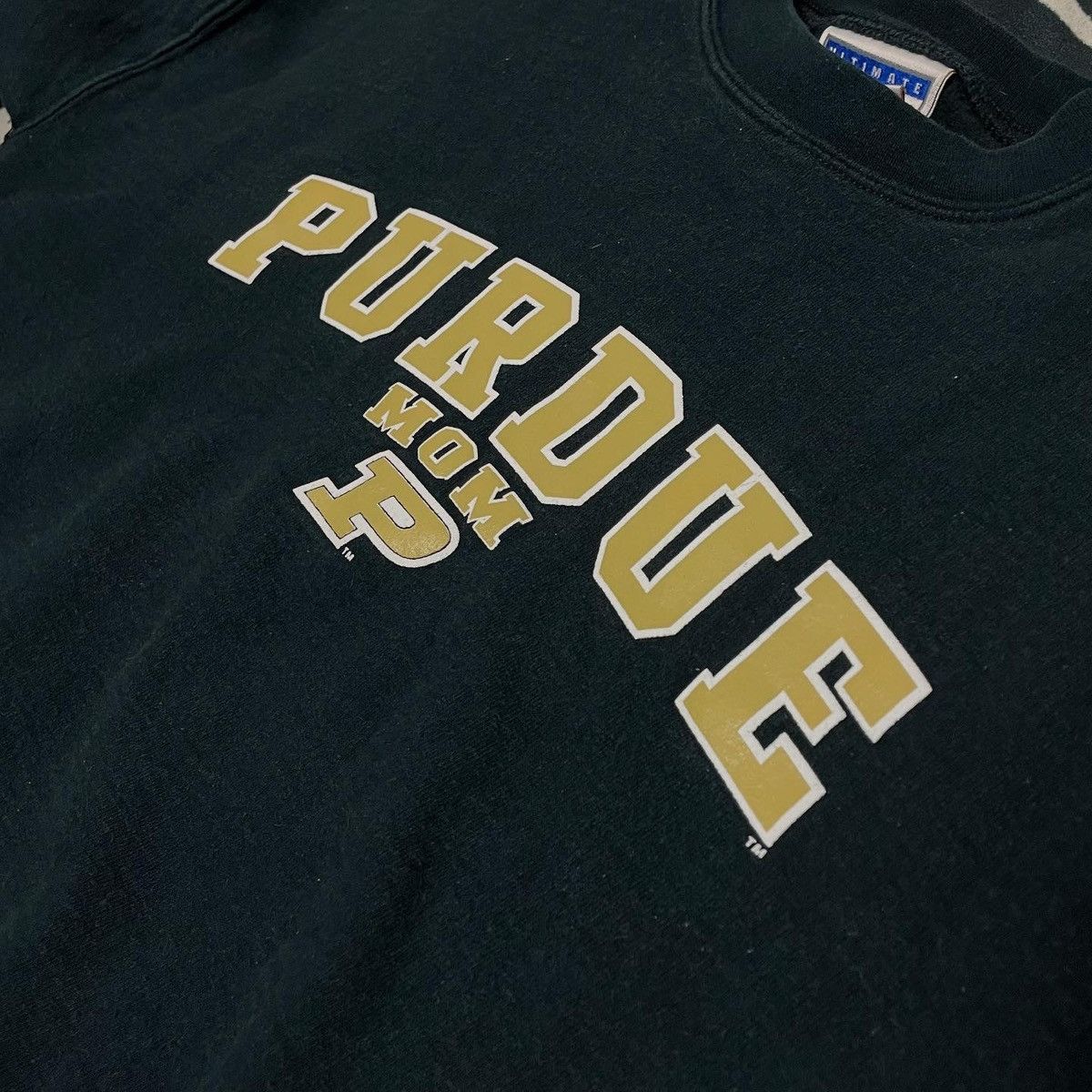 Hanes Vintage Black Purdue Crewneck Hanes University 90s Size US M / EU 48-50 / 2 - 4 Thumbnail