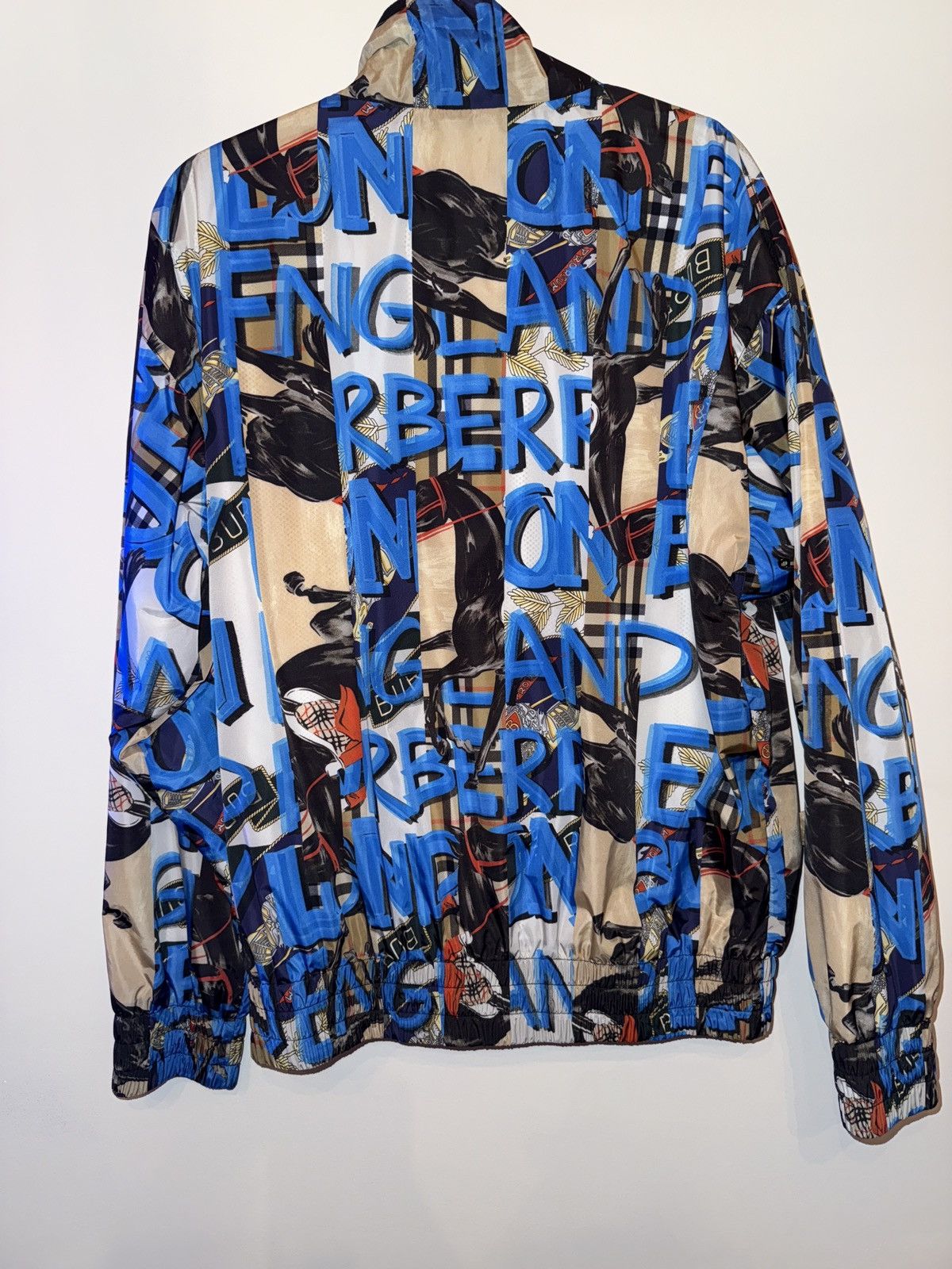 Burberry Burberry Graffiti Logo Letter Zipper Jacket Size US M / EU 48-50 / 2 - 2 Thumbnail