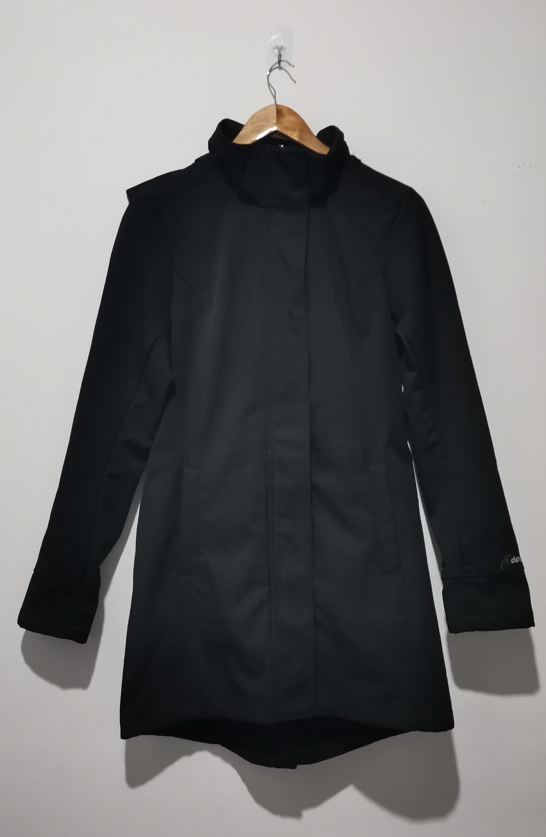 Vintage Cloudveil black long jacket with hooded Size M / US 6-8 / IT 42-44 - 1 Thumbnail