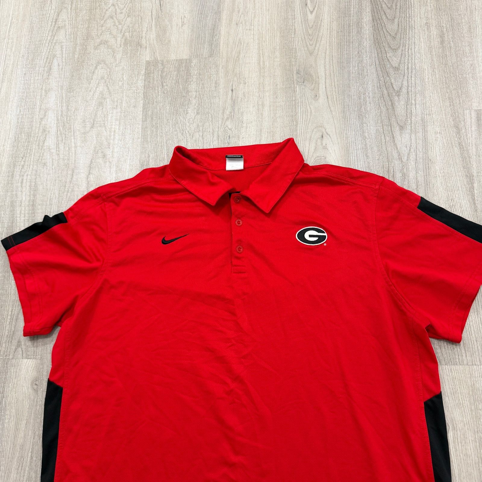 Nike Nike University of Georgia Bulldogs Polo Shirt Men's 2XL Size US XXL / EU 58 / 5 - 2 Thumbnail