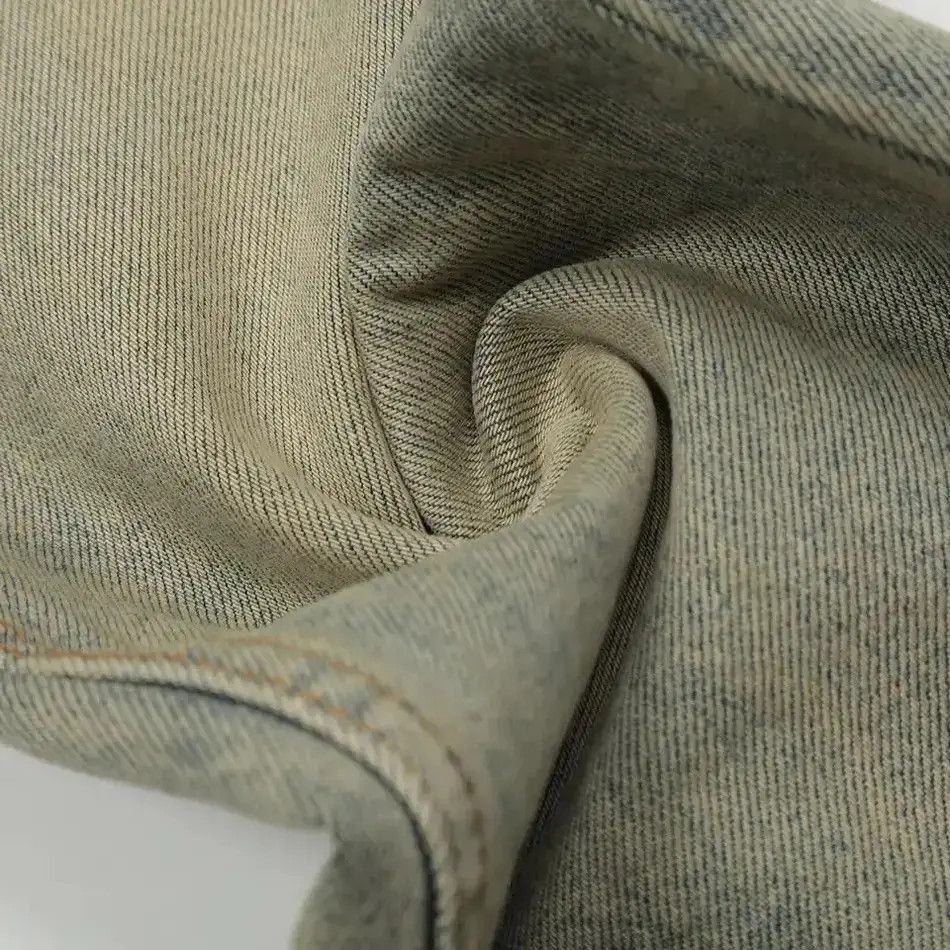 Japanese Brand Ripped Jeans Y2k Streetwear Straight-leg Hombre Pantalones Size US 32 / EU 48 - 5 Thumbnail