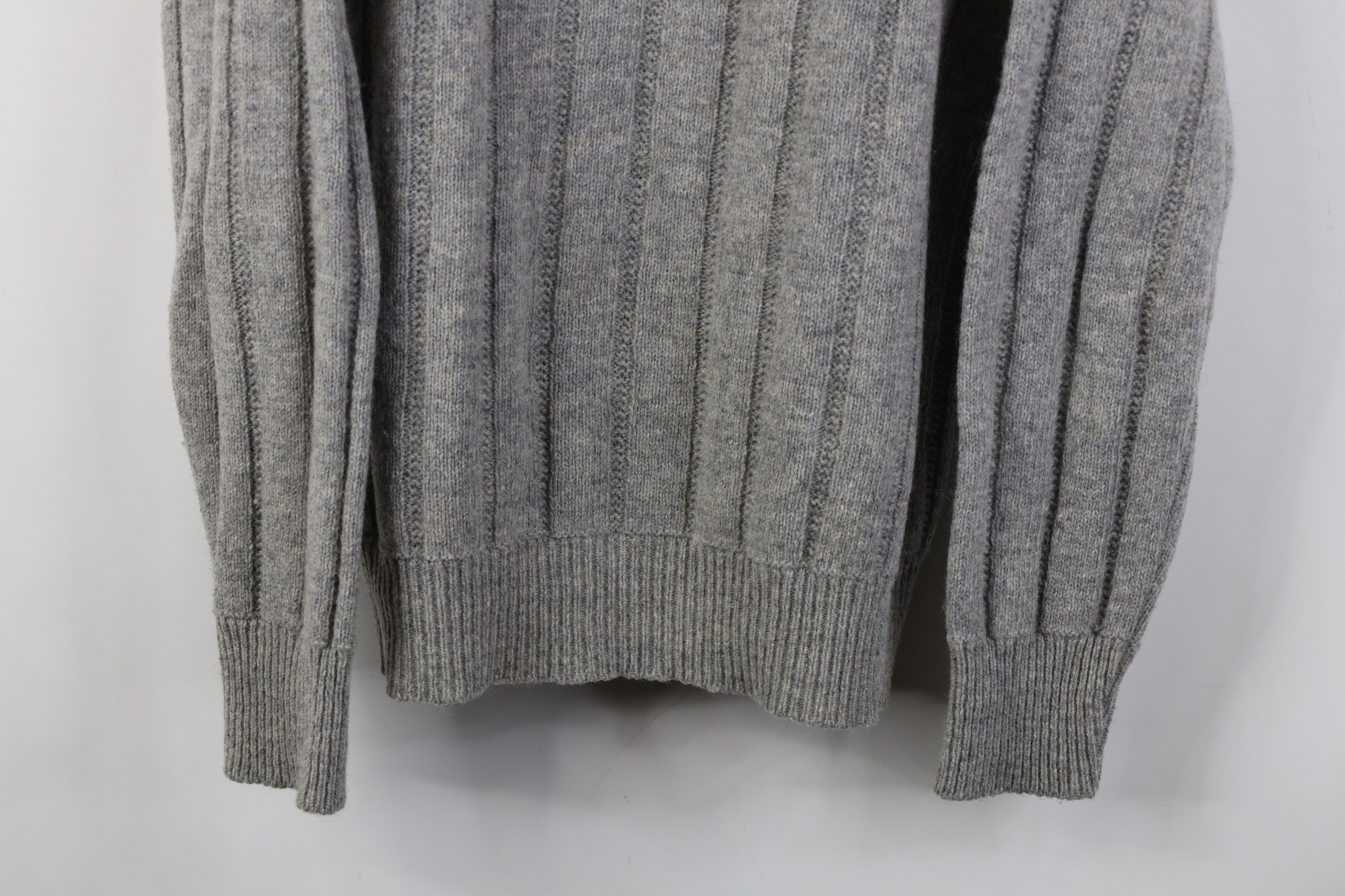 Vintage Vintage 70s Streetwear Striped Ribbed Knit Sweater USA Size US L / EU 52-54 / 3 - 3 Thumbnail