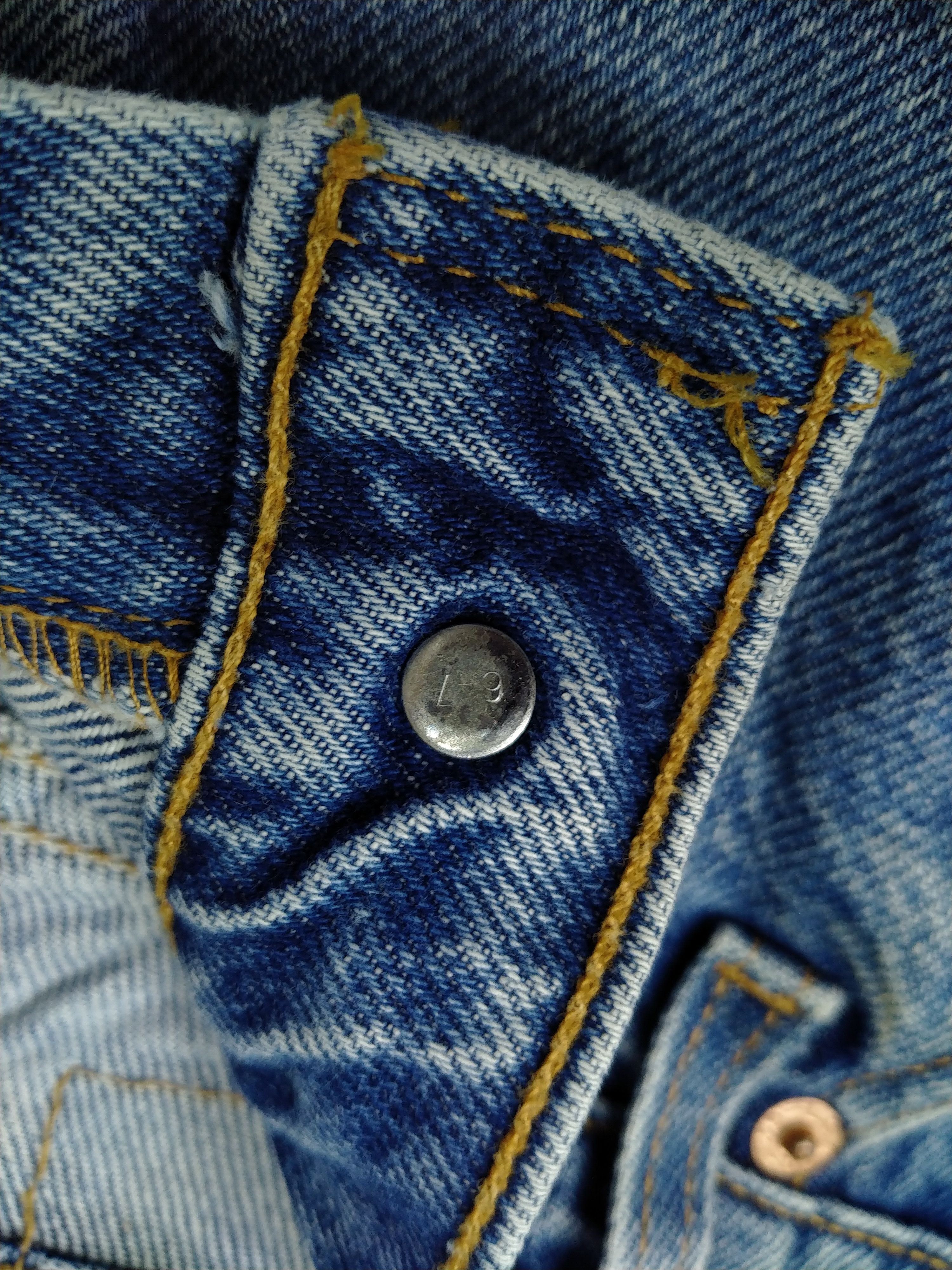 Levi's Blue Wash Vintage Levi's 505 Orange Tab Denim 35x30.5 JN433 Size US 35 - 9 Thumbnail