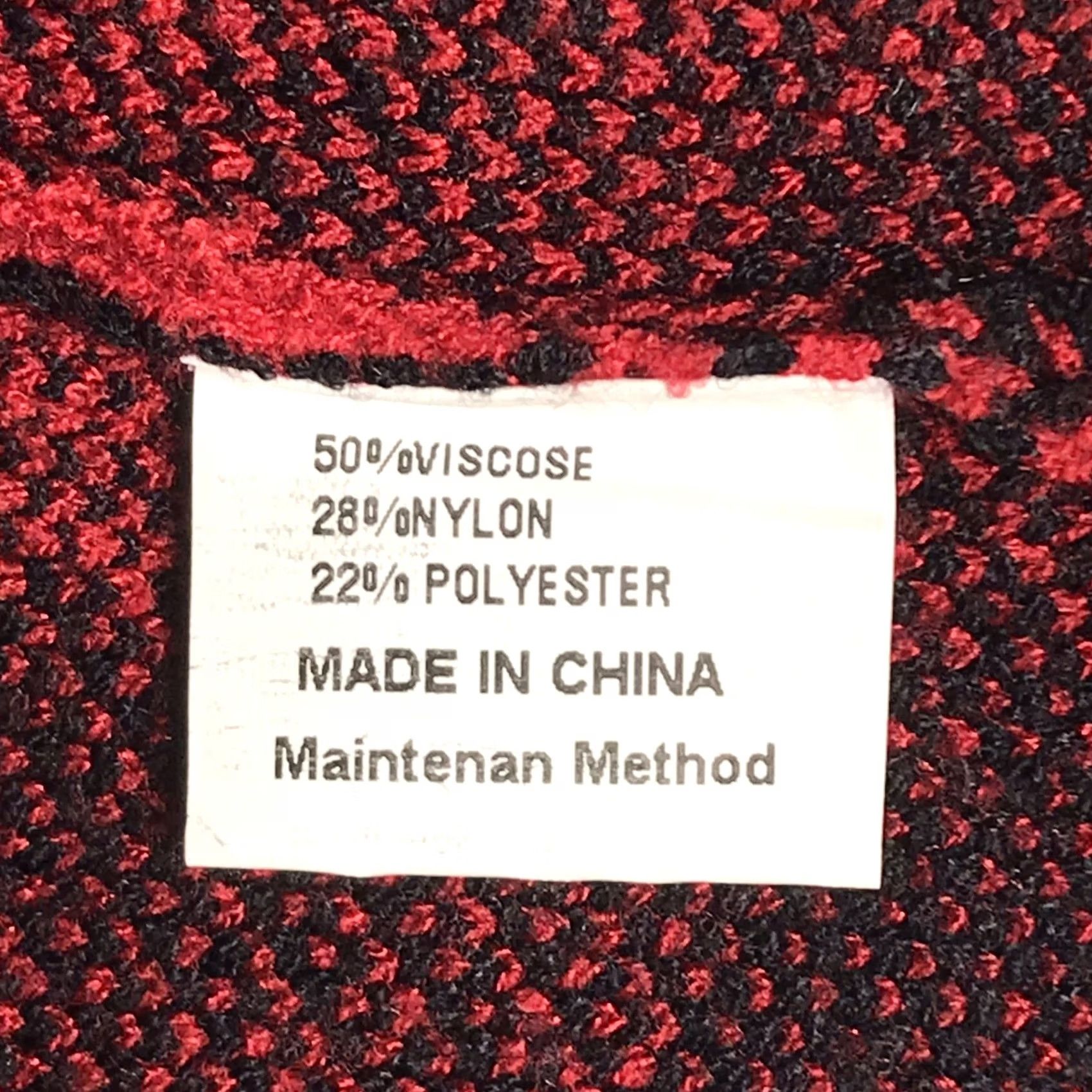 Vintage Zesica Cardigan Sweater Women Red/Black Buffalo Check Plaid Knit Open Front S Size S / US 4 / IT 40 - 3 Thumbnail