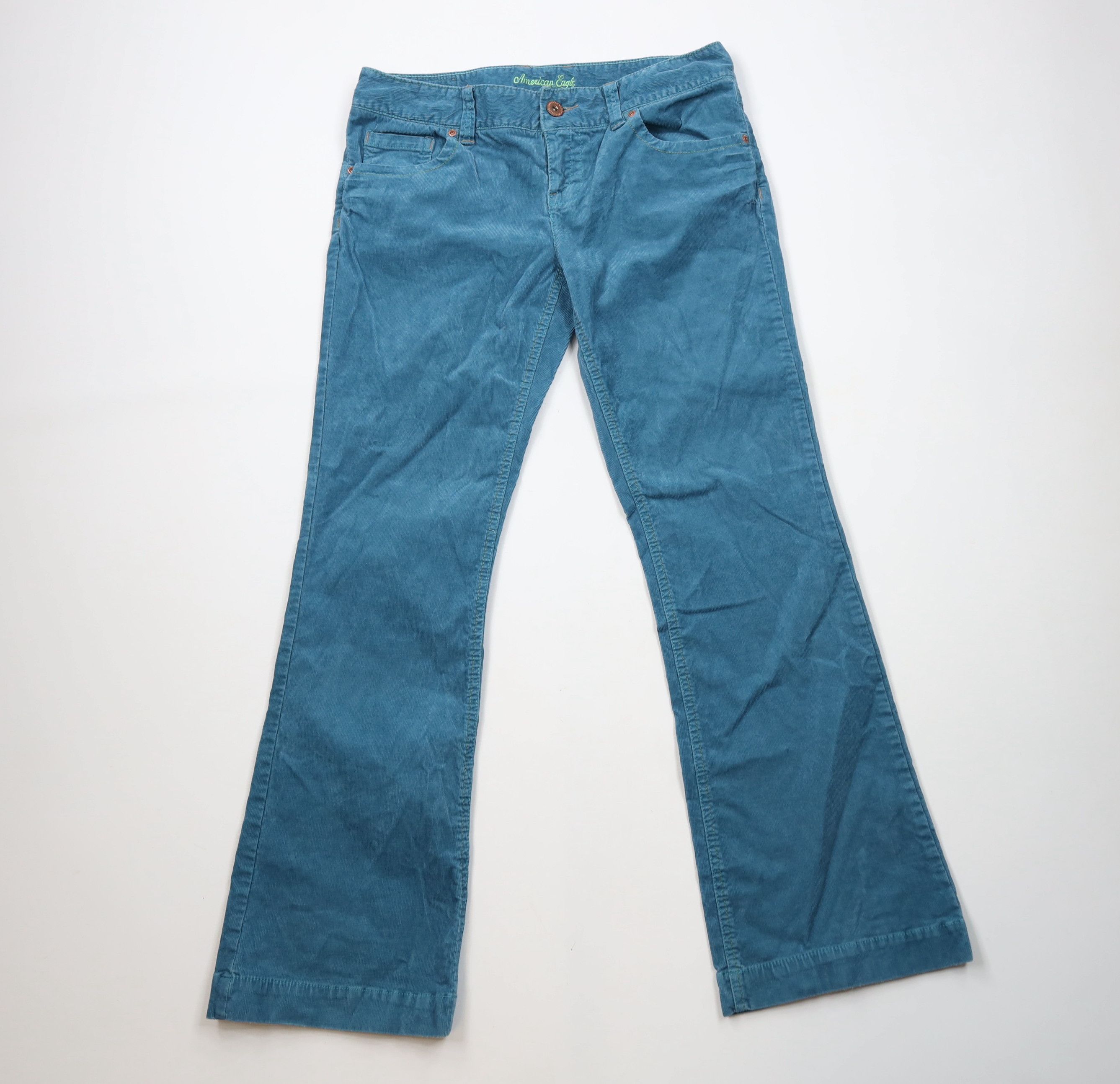 American Eagle Outfitters × Vintage Vintage 90s Y2K American Eagle Outfitters Corduroy Pants Size 32" / US 10 / IT 46 - 1 Thumbnail