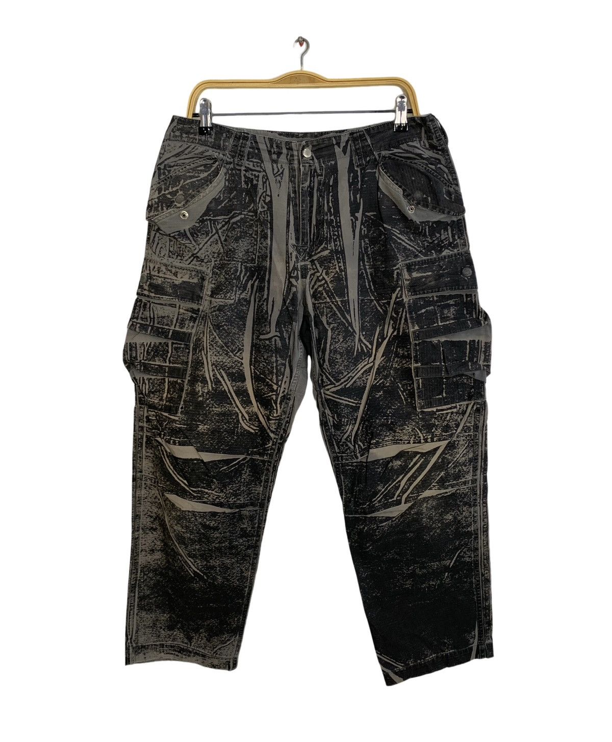 Japanese Brand Grand Canyon Camo Cargo Tactical Multipocket Pant Wear Size US 34 / EU 50 - 1 Thumbnail